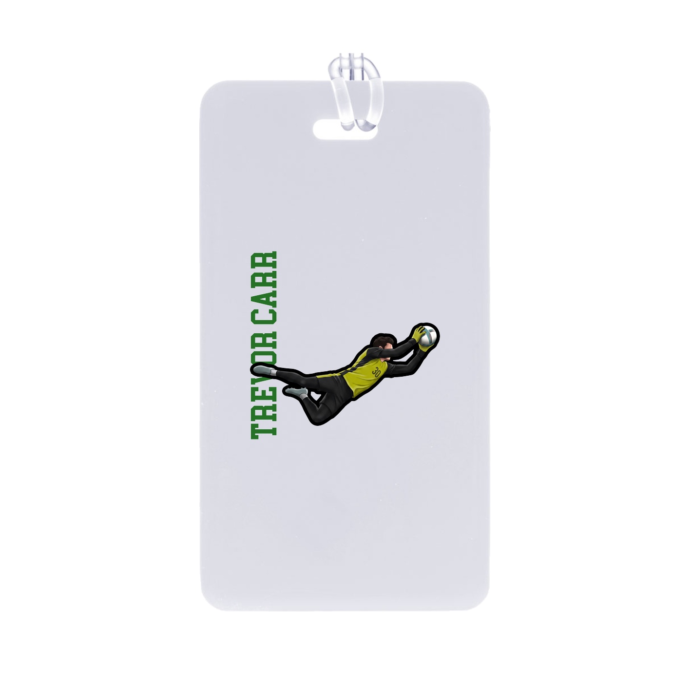 Bag Tag — Name Vertical in Classic