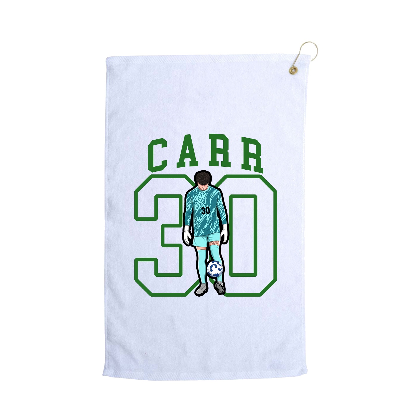 Golf Towel — Shirsey in White