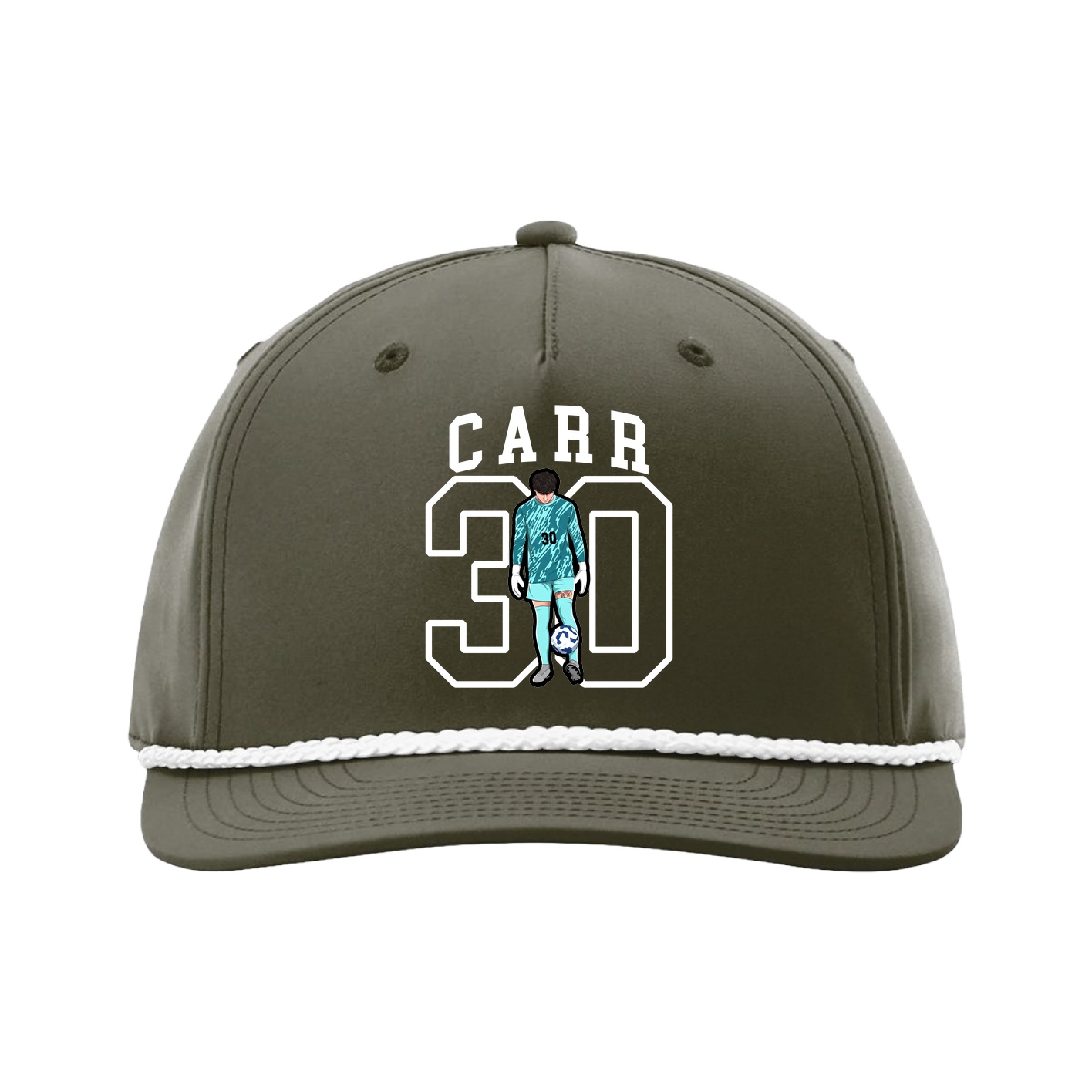 Five-Panel Classic Rope Cap — Shirsey in Green