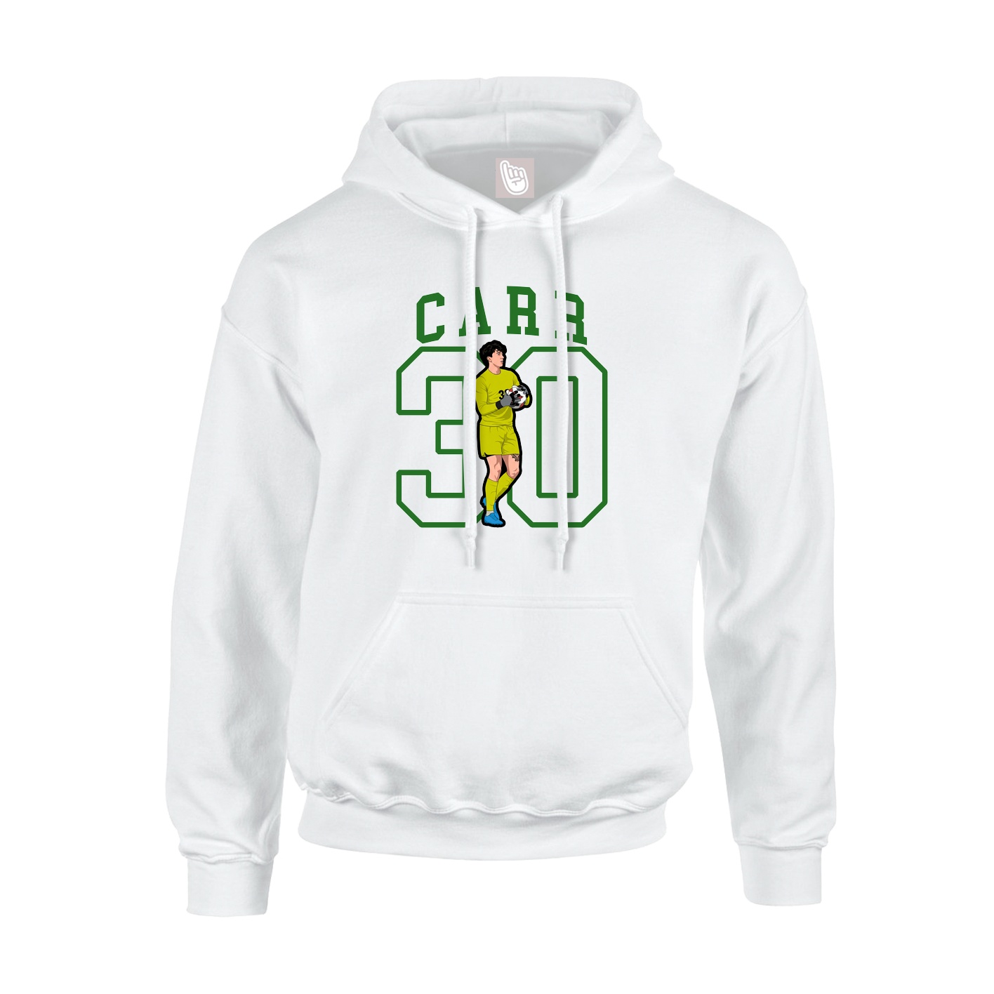 Hoodie — Shirsey in White