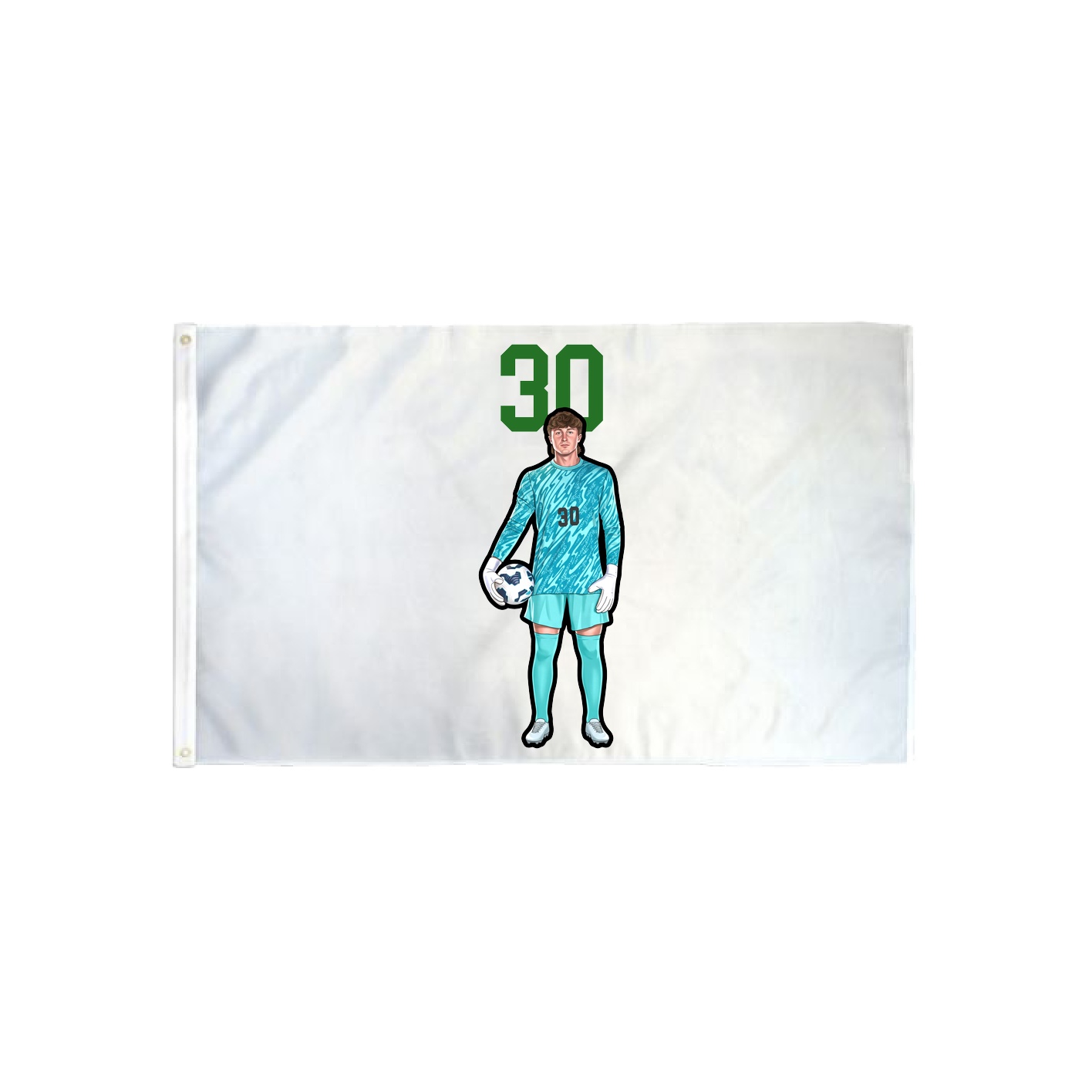 3x5 Flag — Number Top in Classic