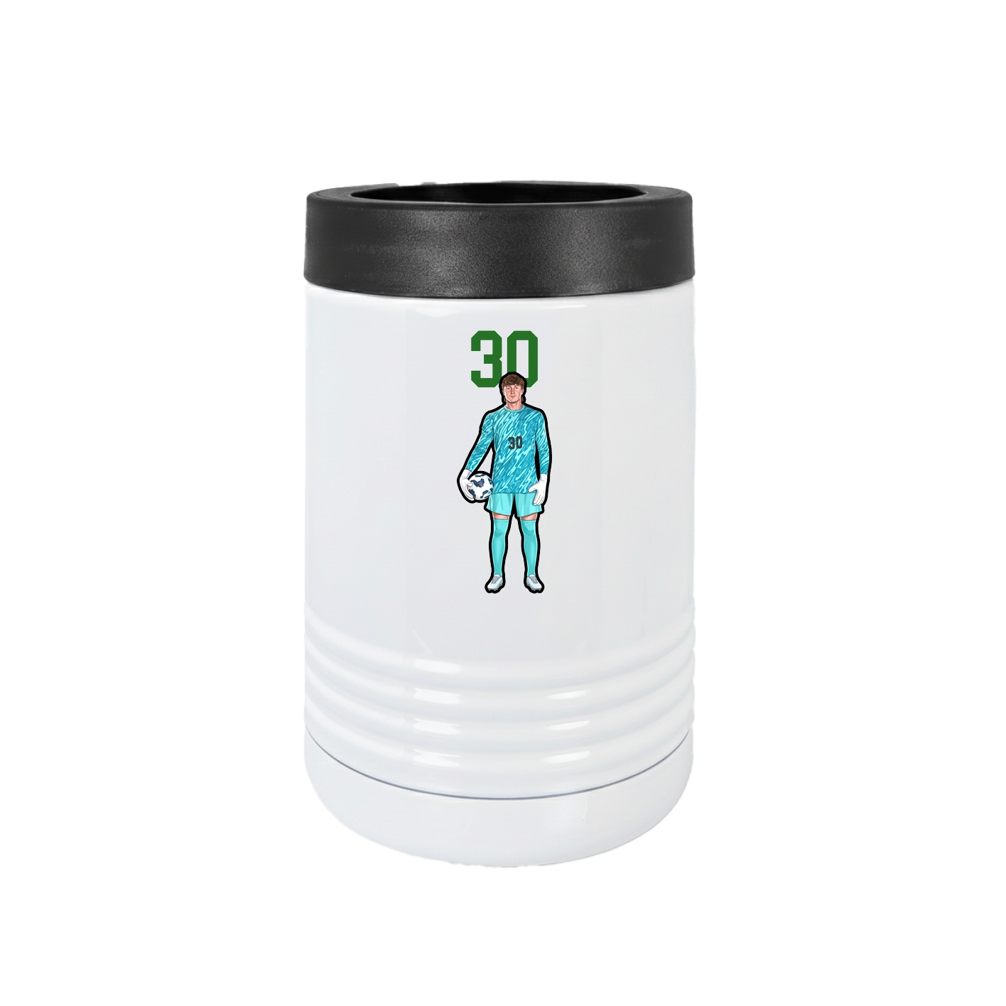 Beverage Holder — Number Top in White