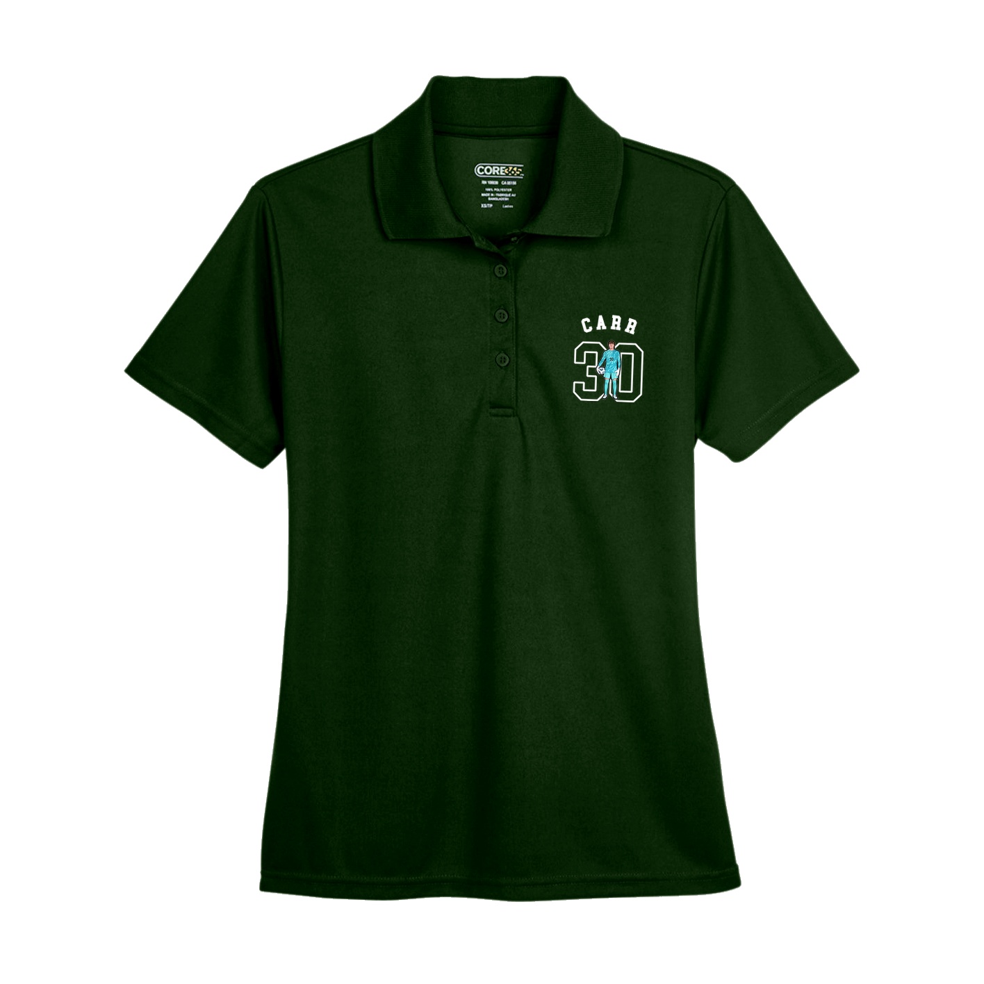 Womens Performance Polo — Shirsey Arch in Green