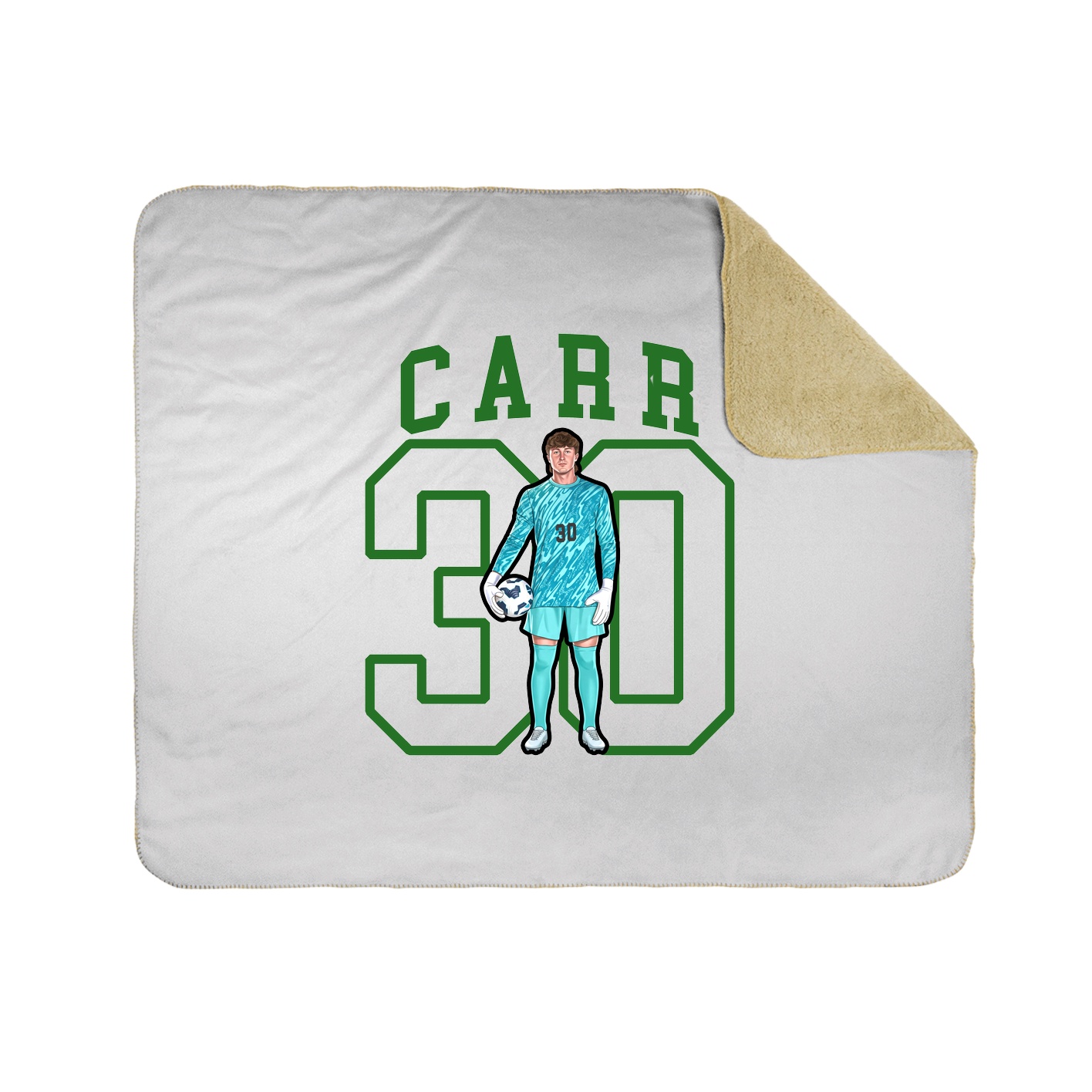 Throw Blanket — Shirsey in White