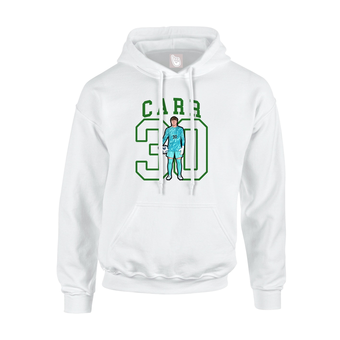 Youth Hoodie — Shirsey in White