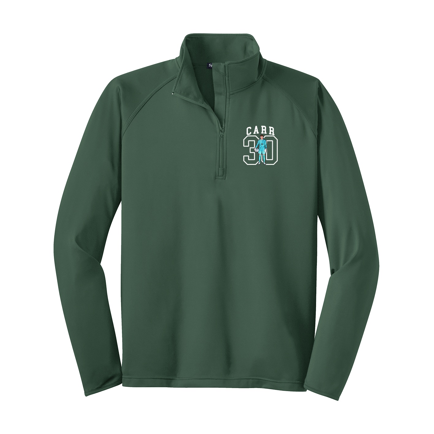 Q-Zip Pullover — Shirsey in Green
