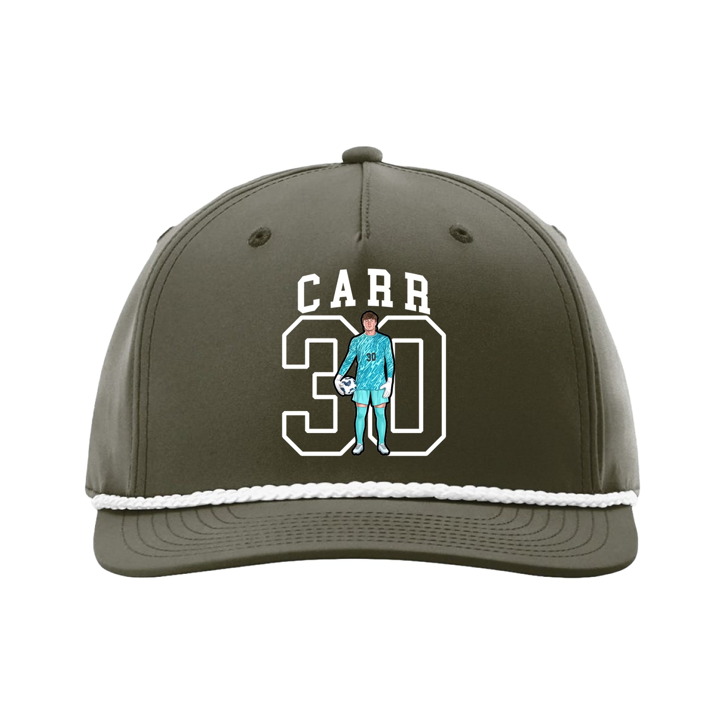 Five-Panel Classic Rope Cap — Shirsey in Green