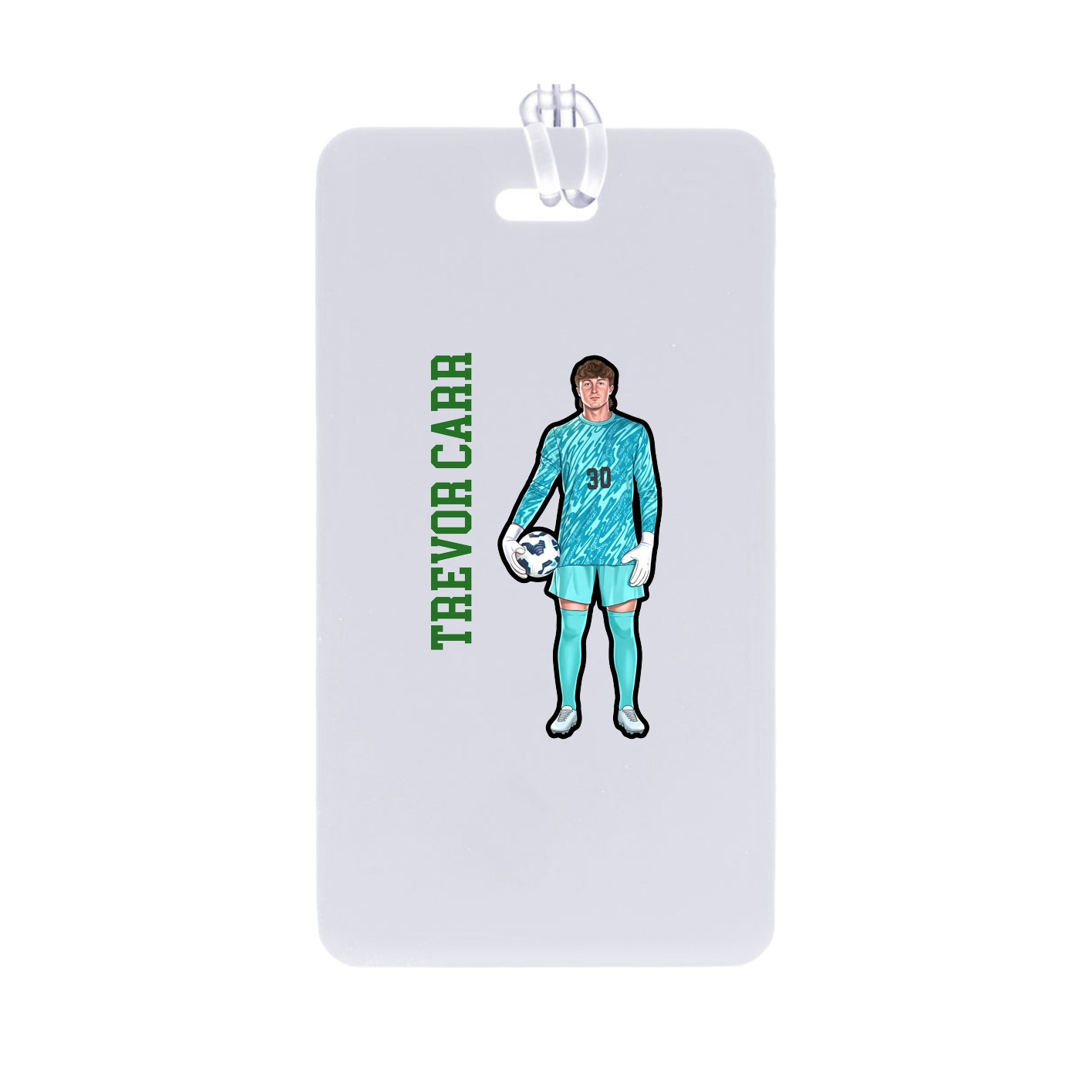 Bag Tag — Name Vertical in Classic