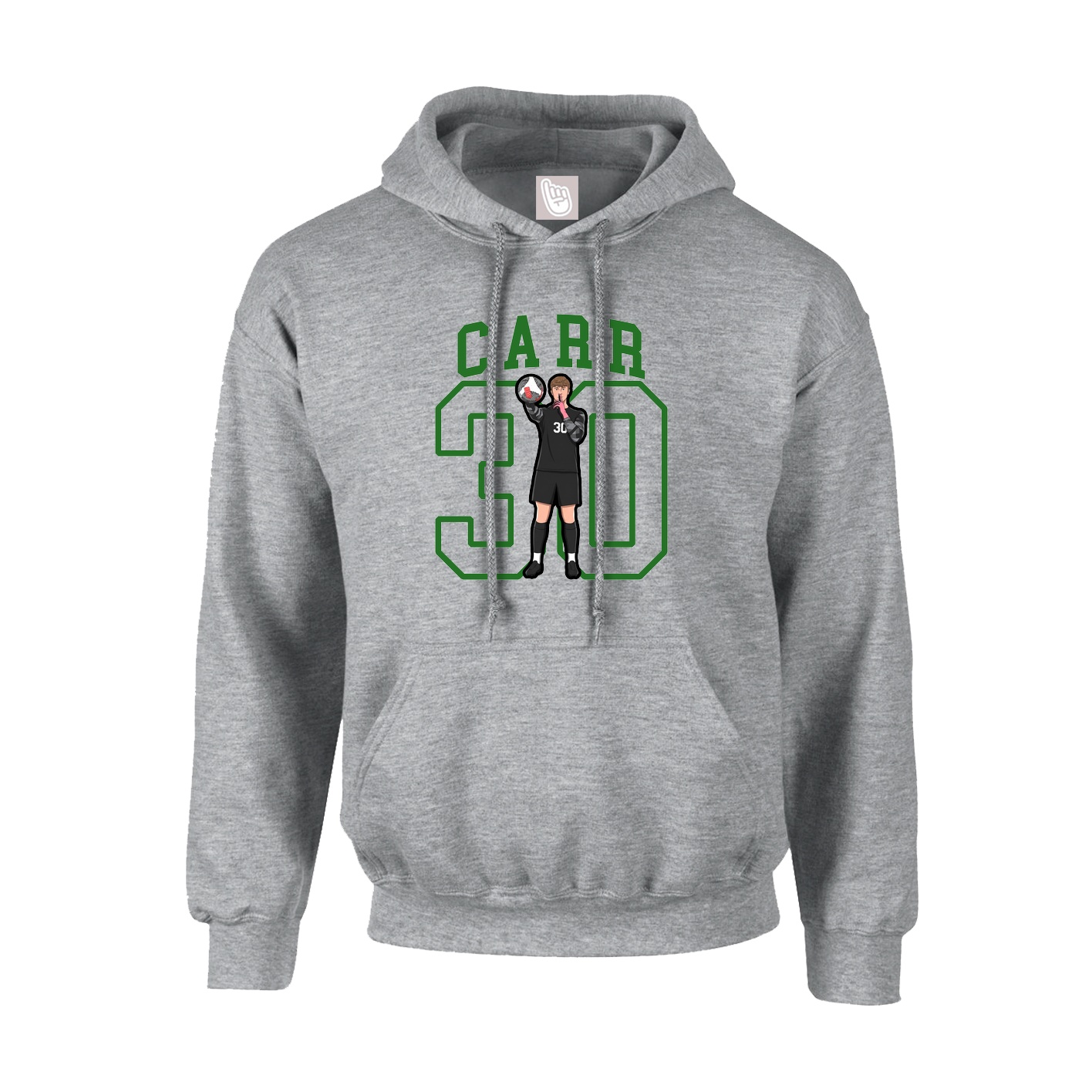 Hoodie — Shirsey in Grey