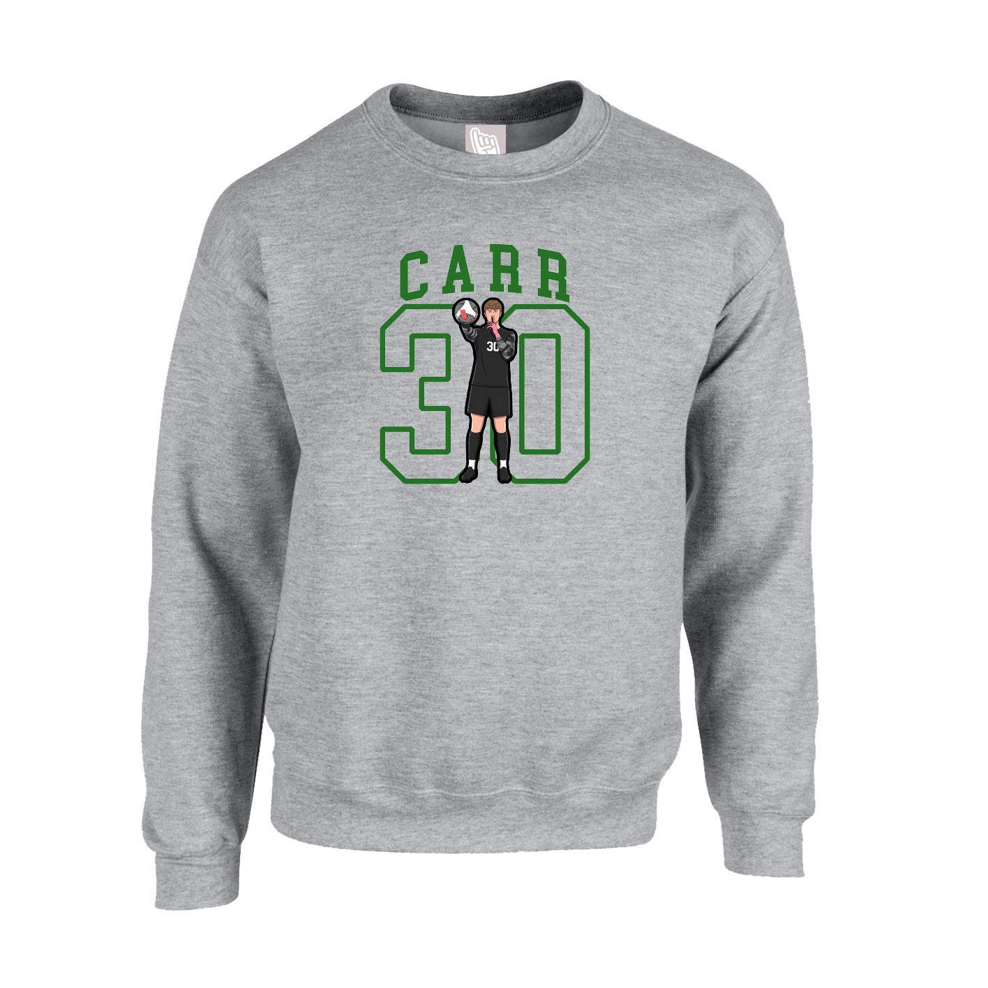 Fleece Crew — Shirsey in Grey