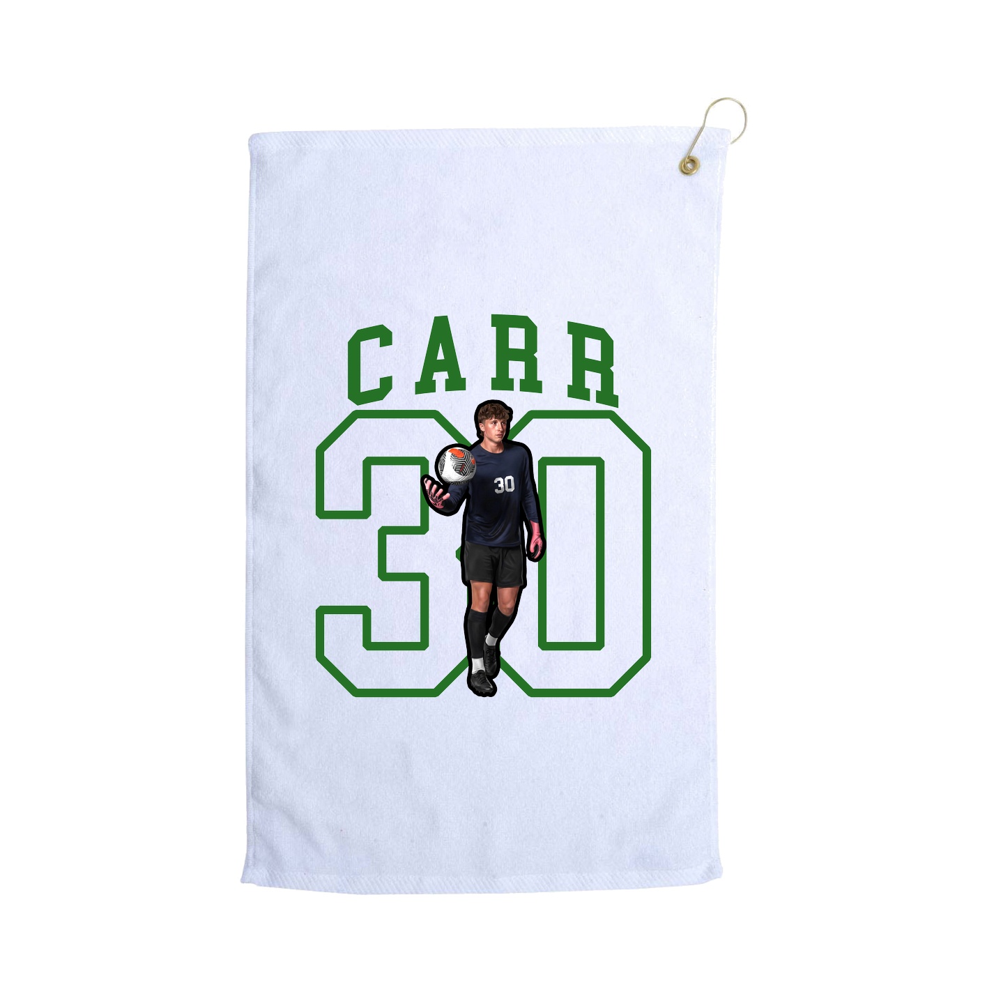 Golf Towel — Shirsey in White