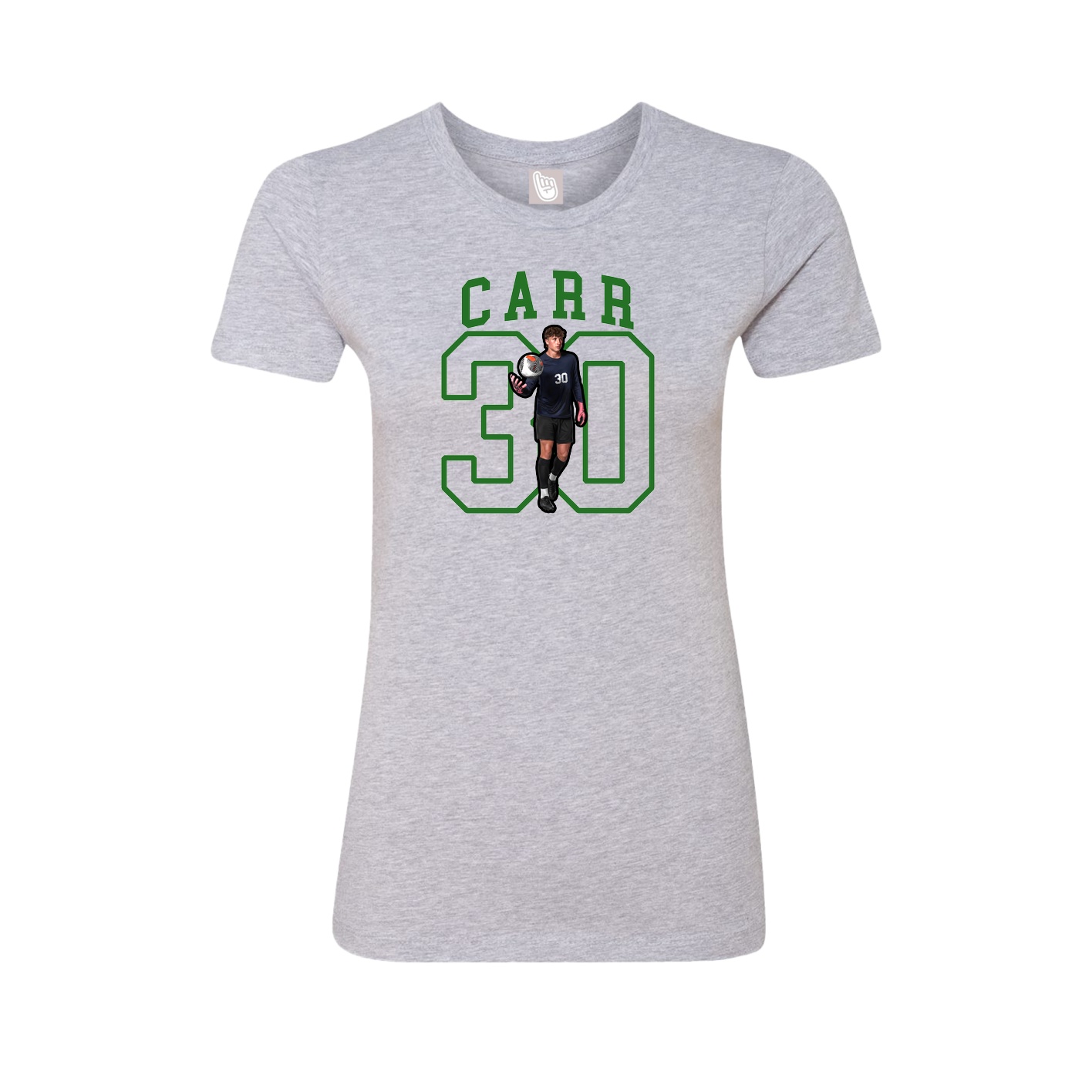 Fitted Women's Tee — Shirsey in Grey