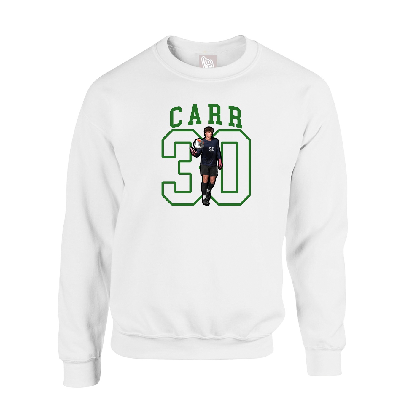 Fleece Crew — Shirsey in White