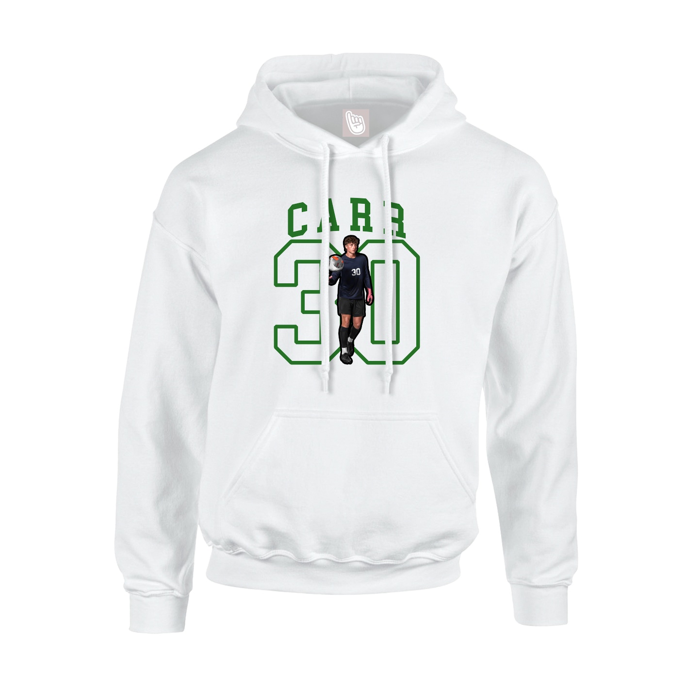 Youth Hoodie — Shirsey in White