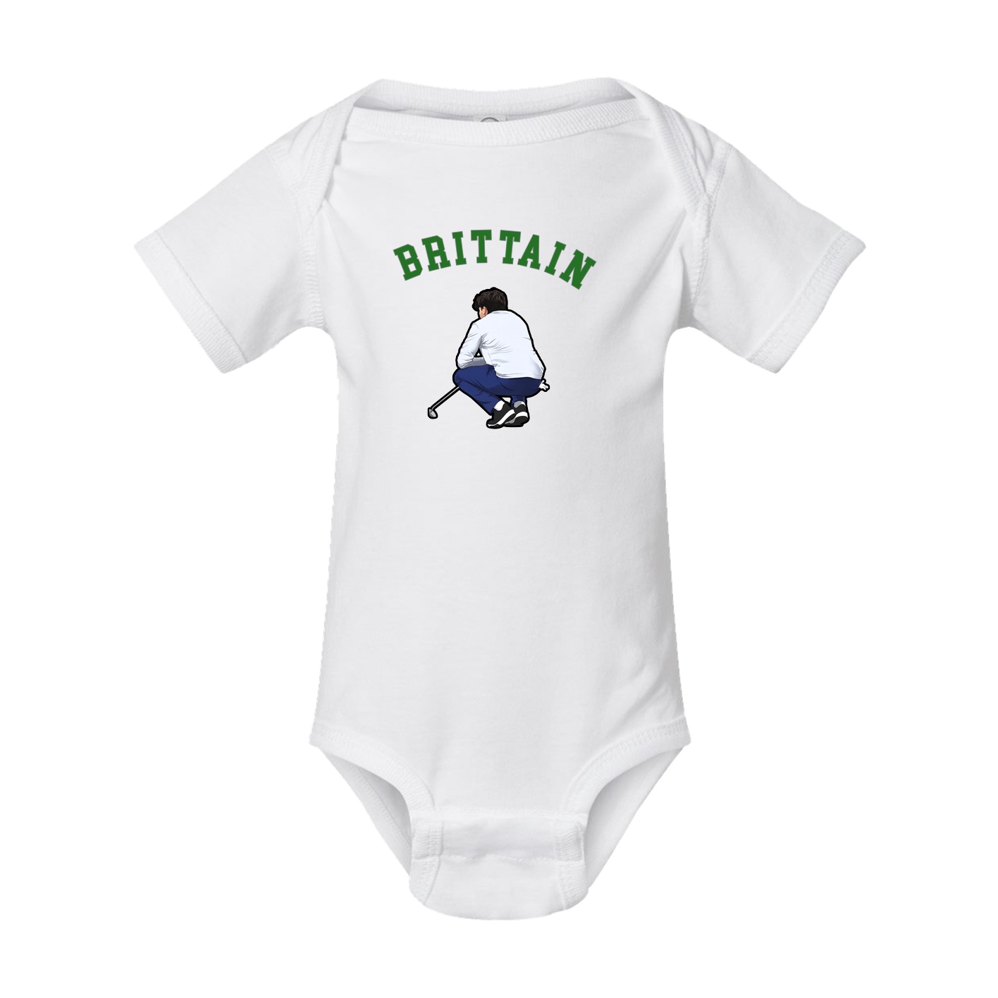 Baby Onesie — Shirsey Arch in White