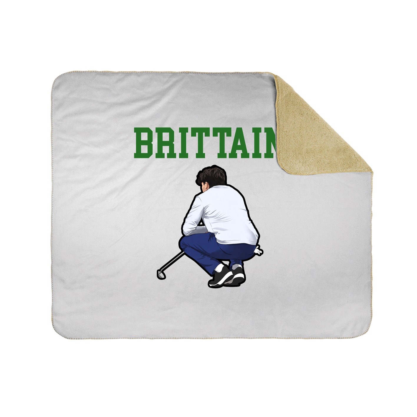 Throw Blanket — Shirsey in White