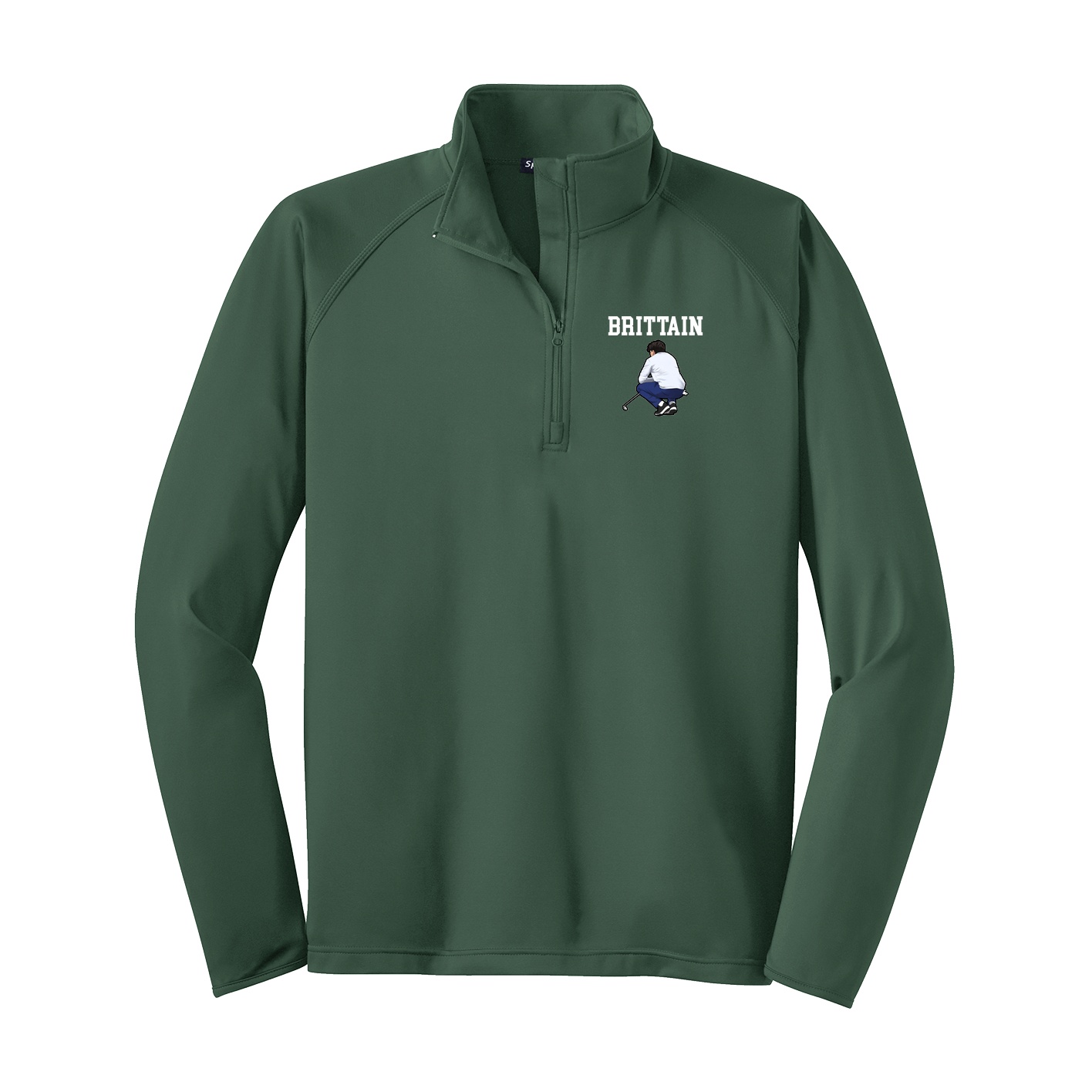 Q-Zip Pullover — Shirsey in Green