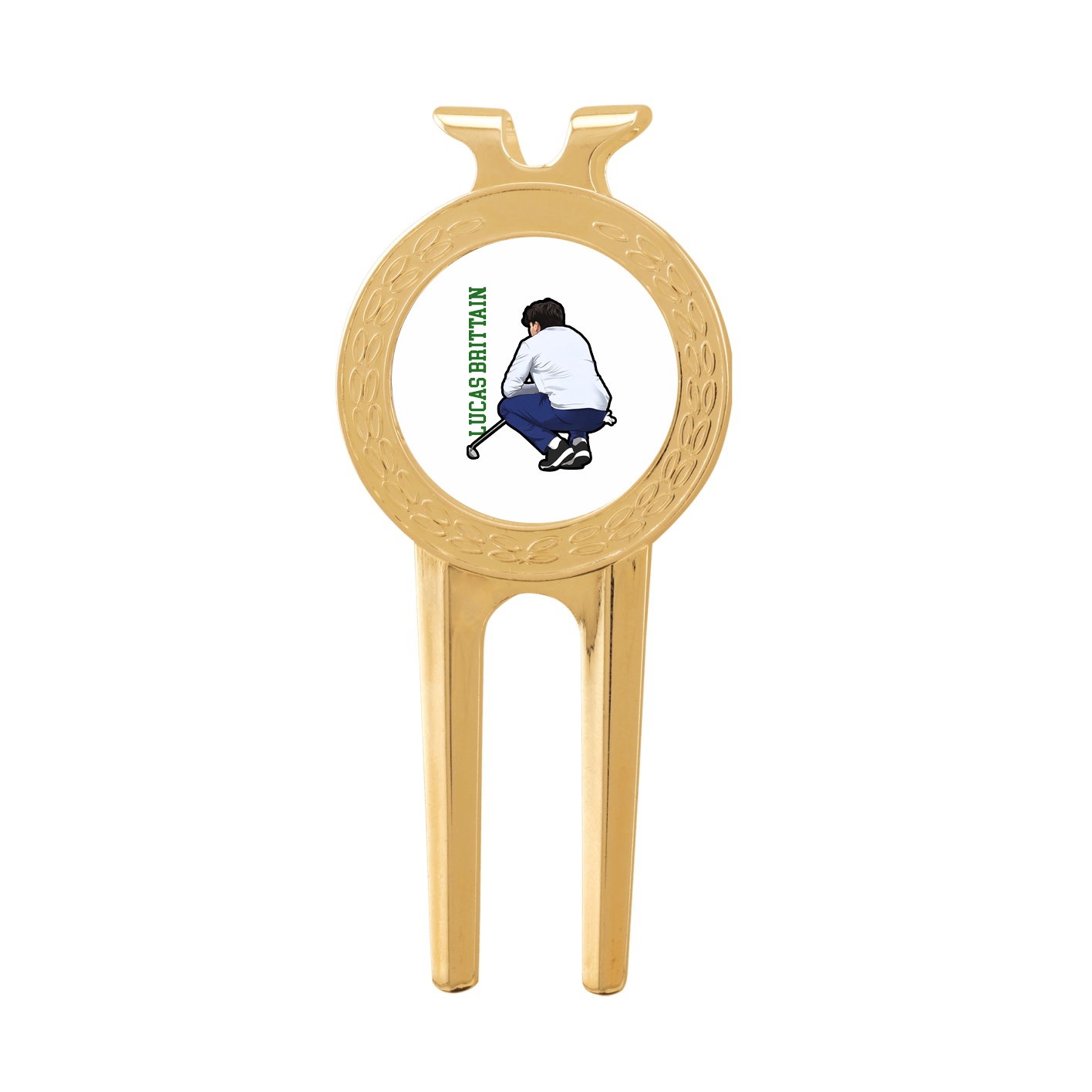 Divot Tool with Ball Marker — Name Vertical in Classic