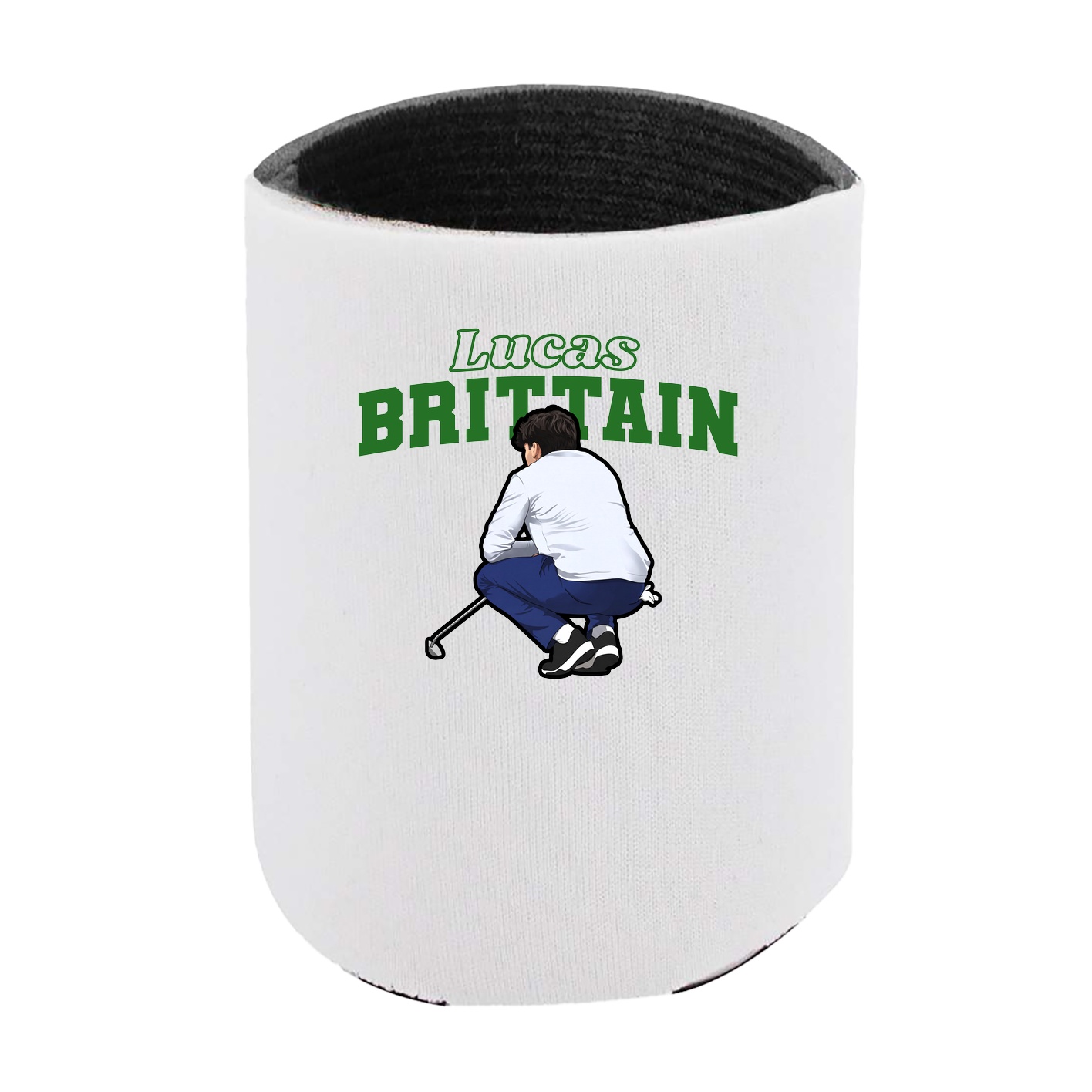 Can Holder — Name Arch in White