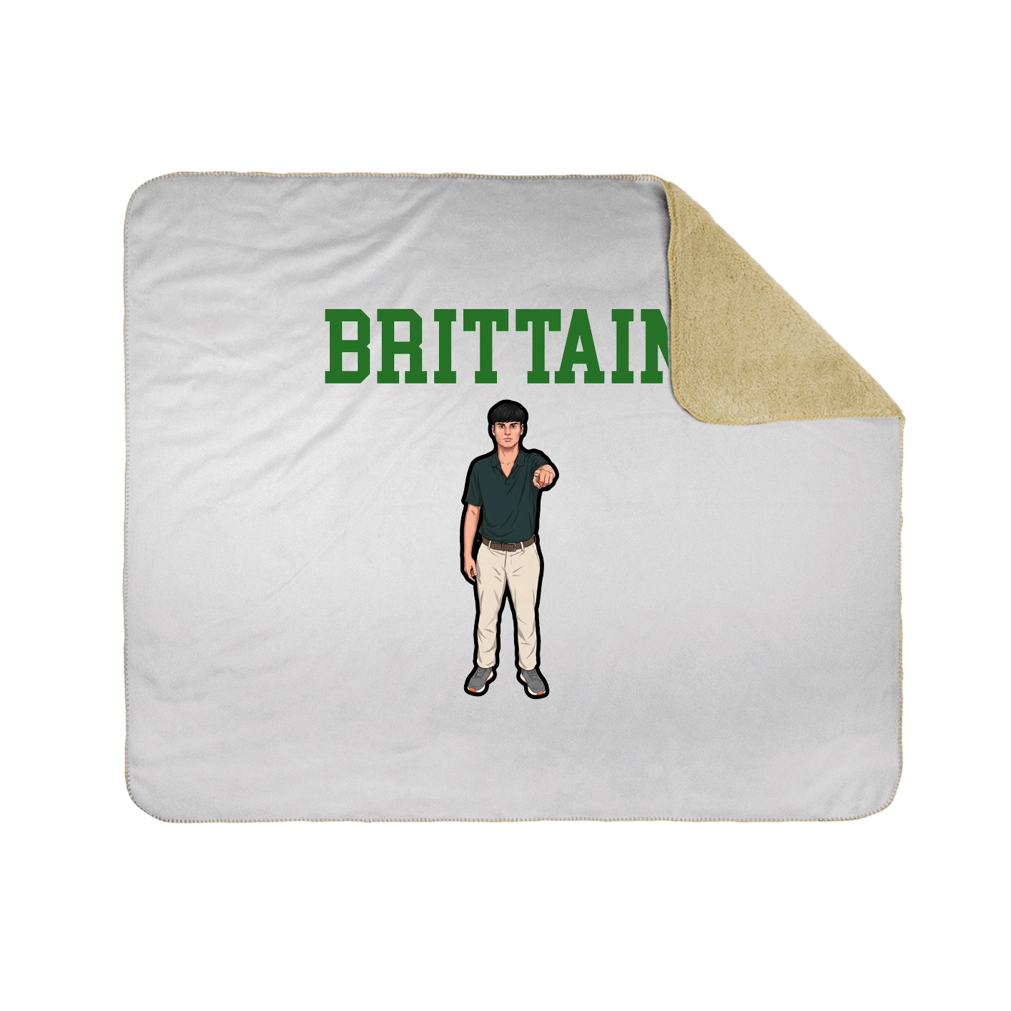 Throw Blanket — Shirsey in White