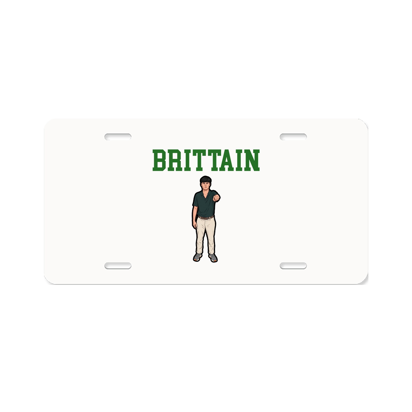 License Plate — Shirsey in Classic