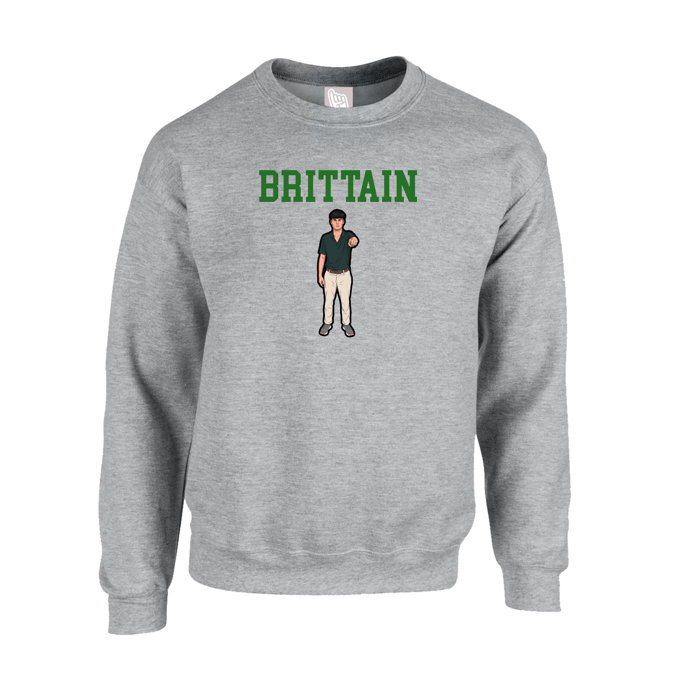 Fleece Crew — Shirsey in Grey