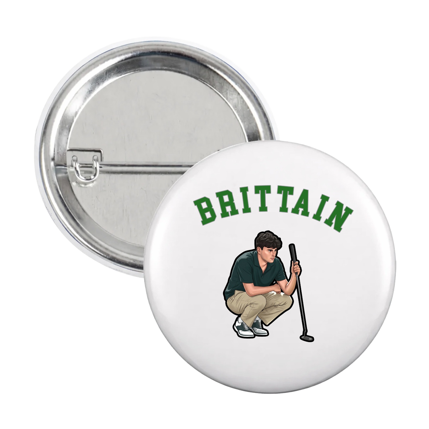 Game Day Button — Shirsey Arch in White