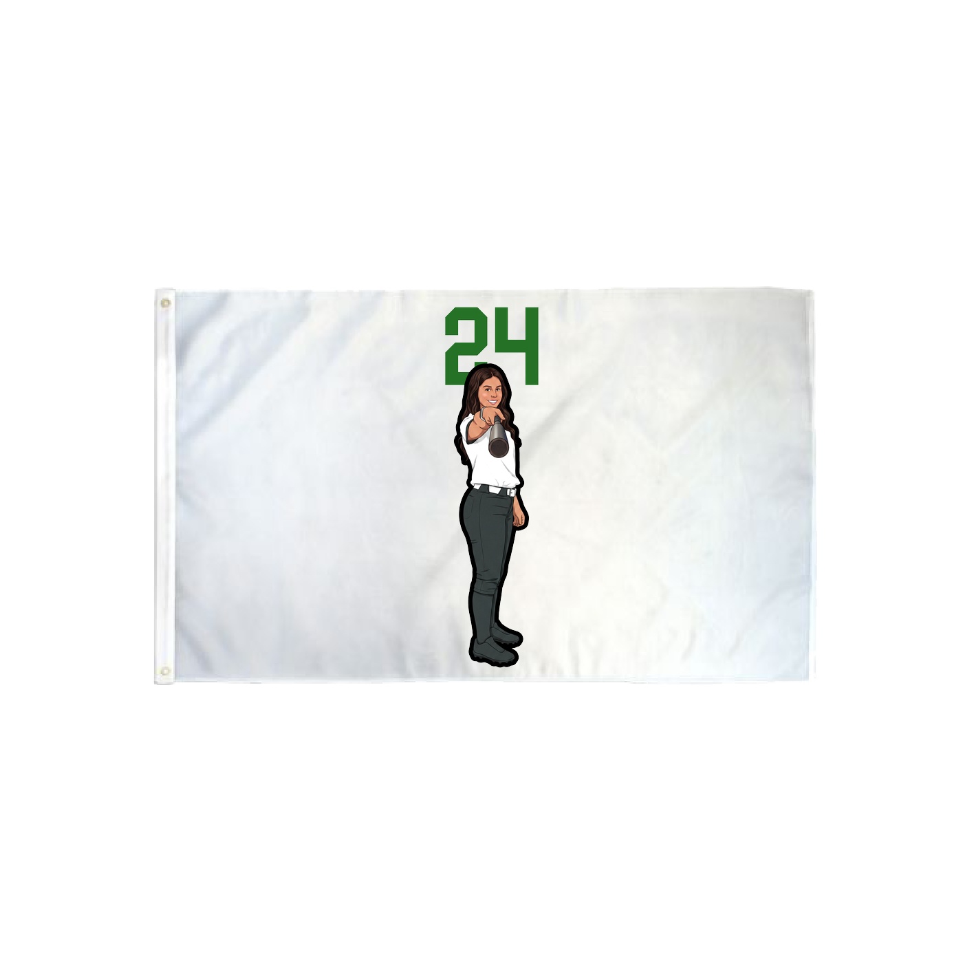 3x5 Flag — Number Top in Classic
