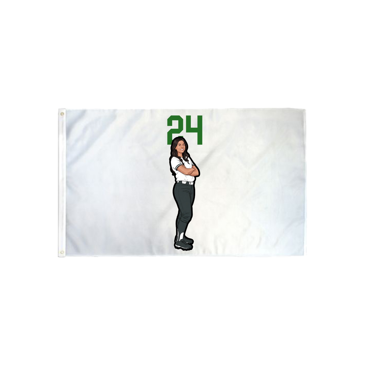 3x5 Flag — Number Top in Classic