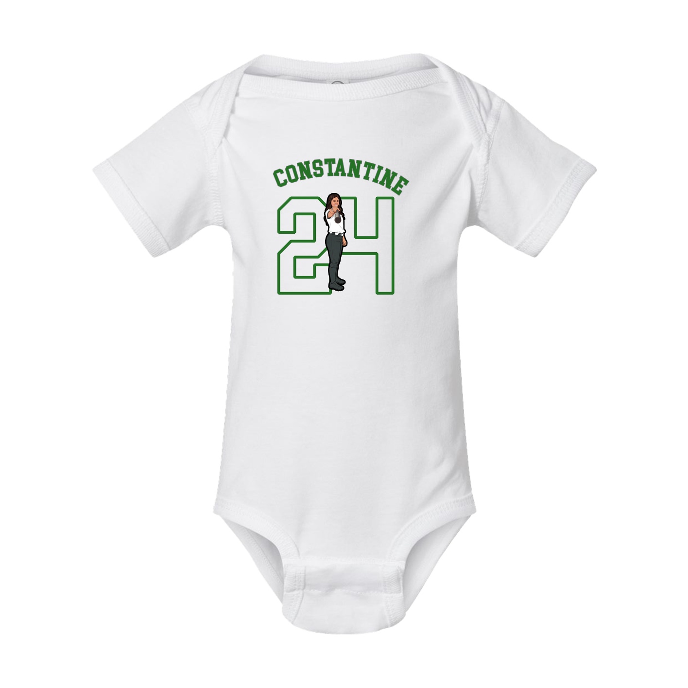 Baby Onesie — Shirsey Arch in White