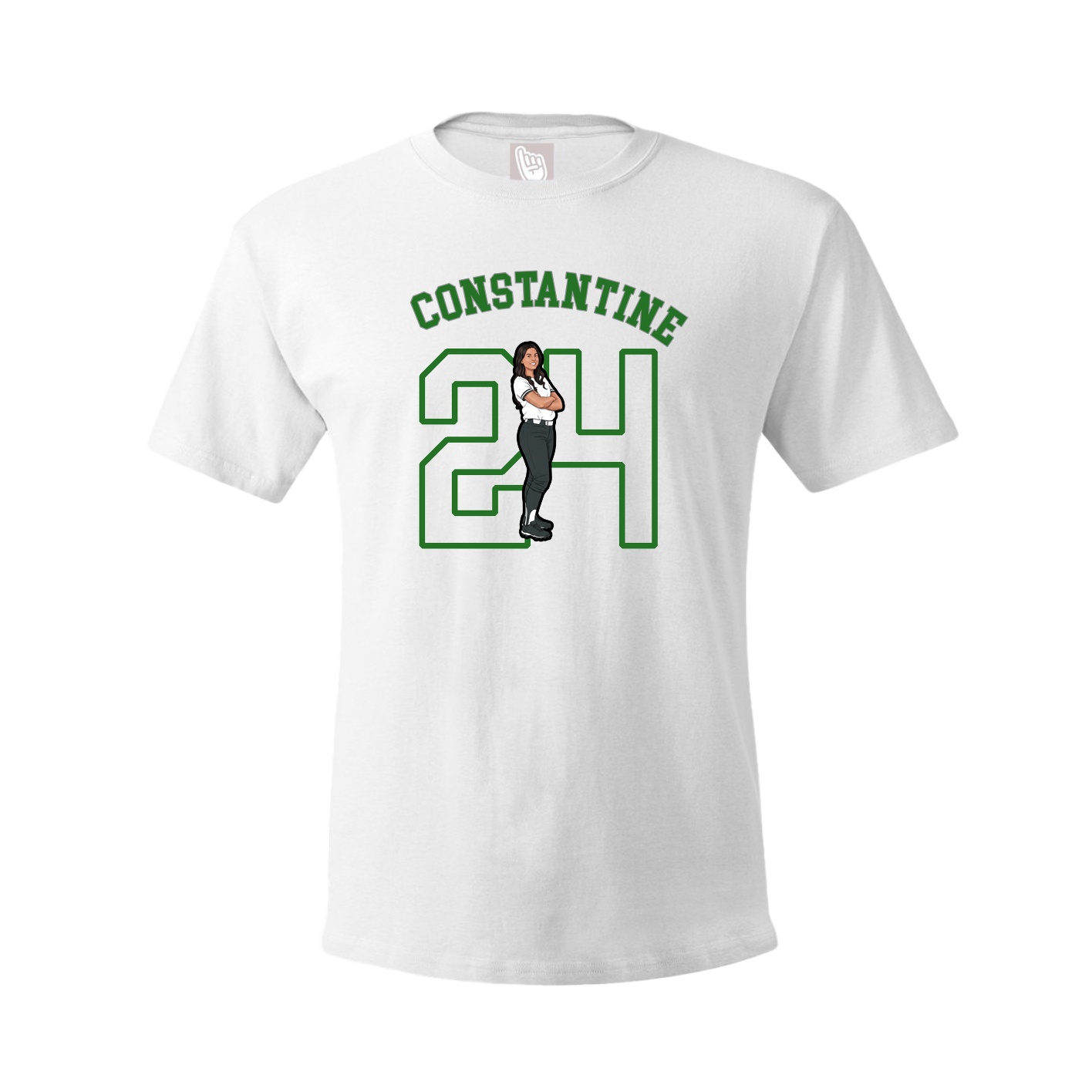 Youth Tee — Shirsey Arch in White