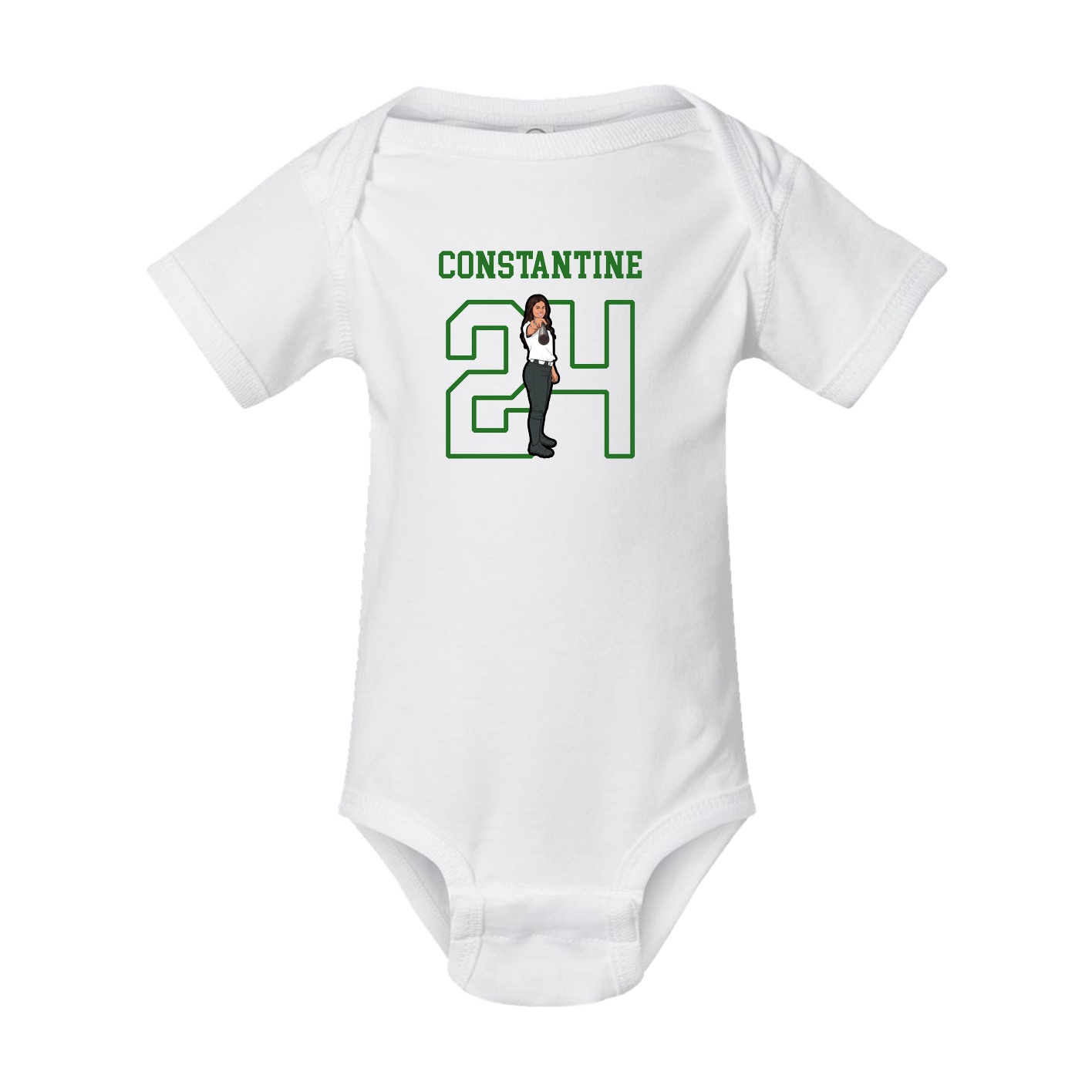 Baby Onesie — Shirsey in White