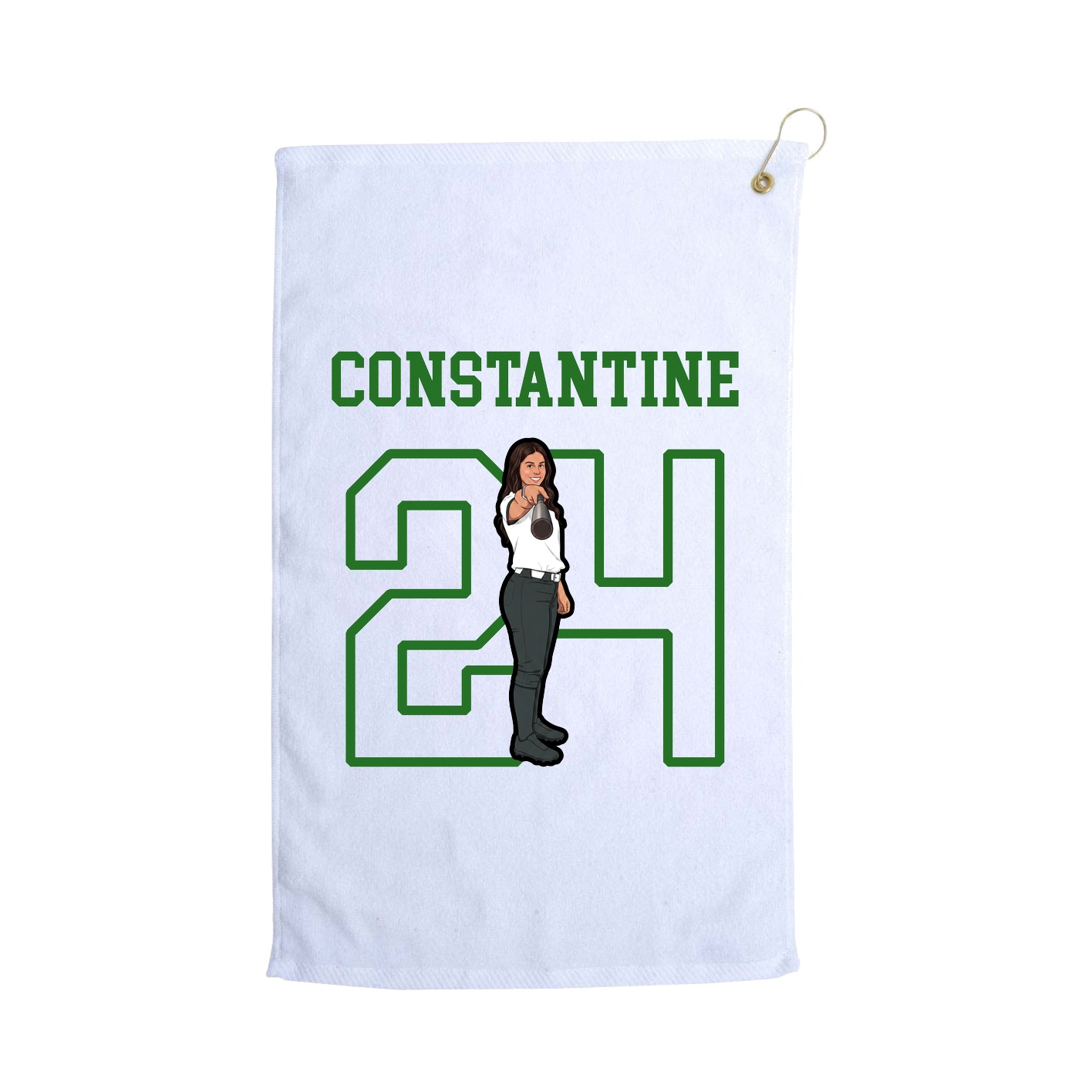 Golf Towel — Shirsey in White
