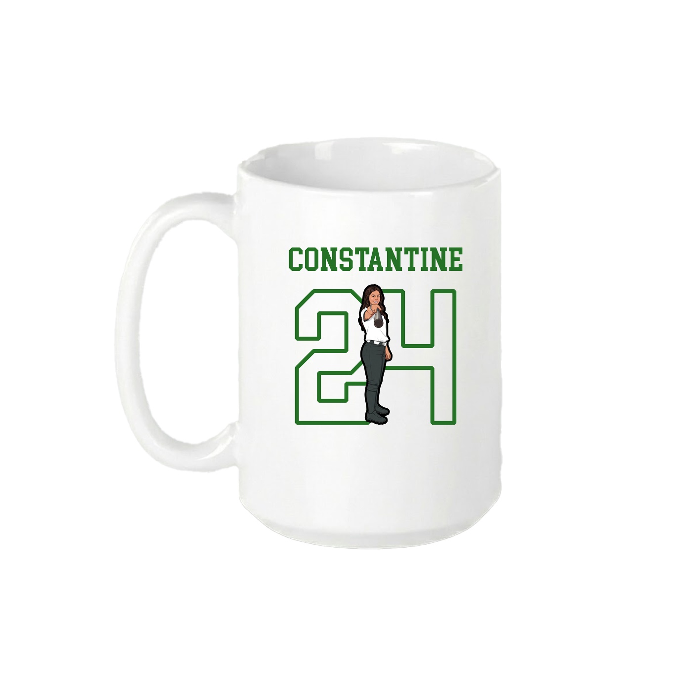15oz Coffee Mug — Shirsey in White