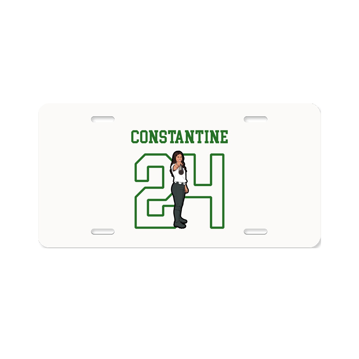 License Plate — Shirsey in Classic