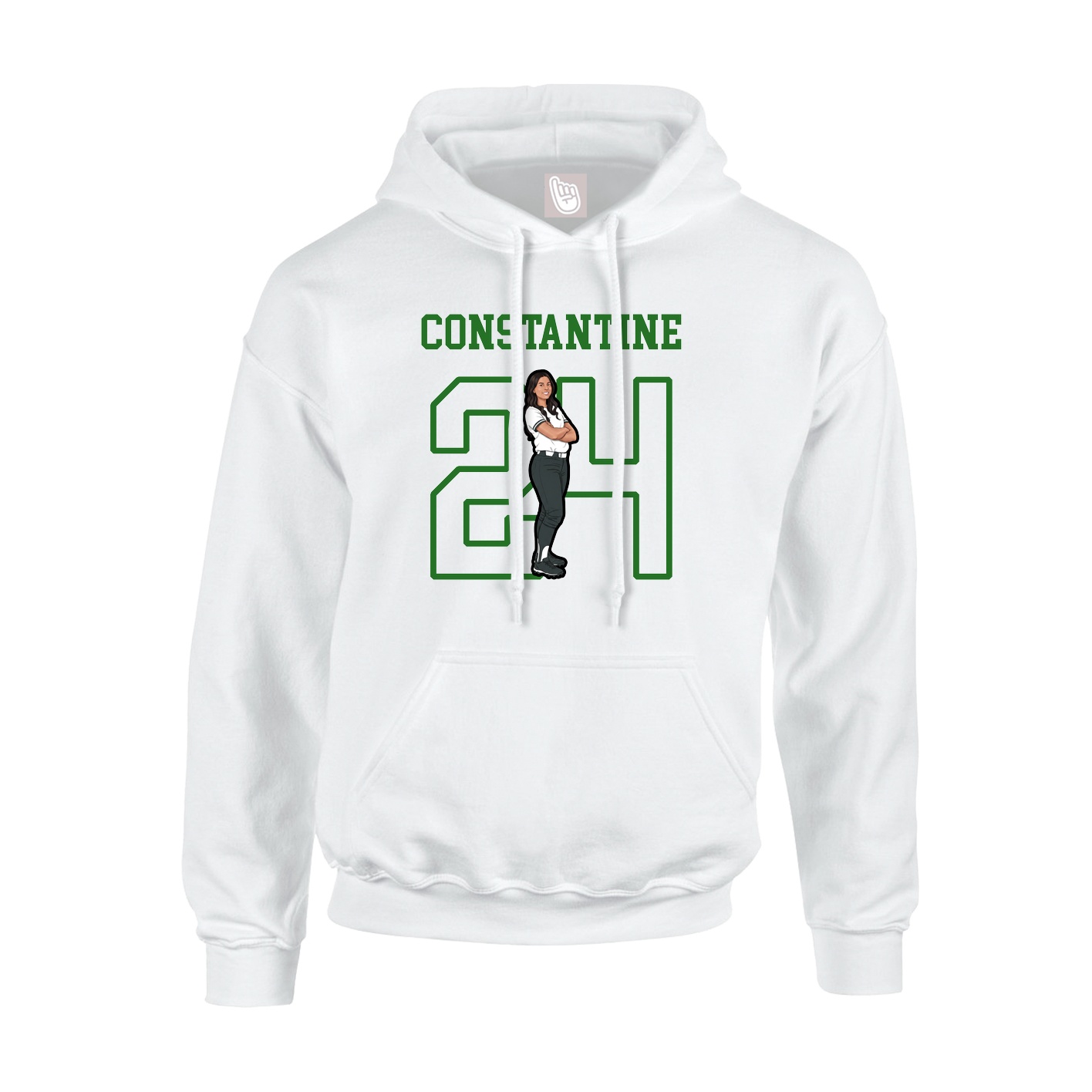 Youth Hoodie — Shirsey in White