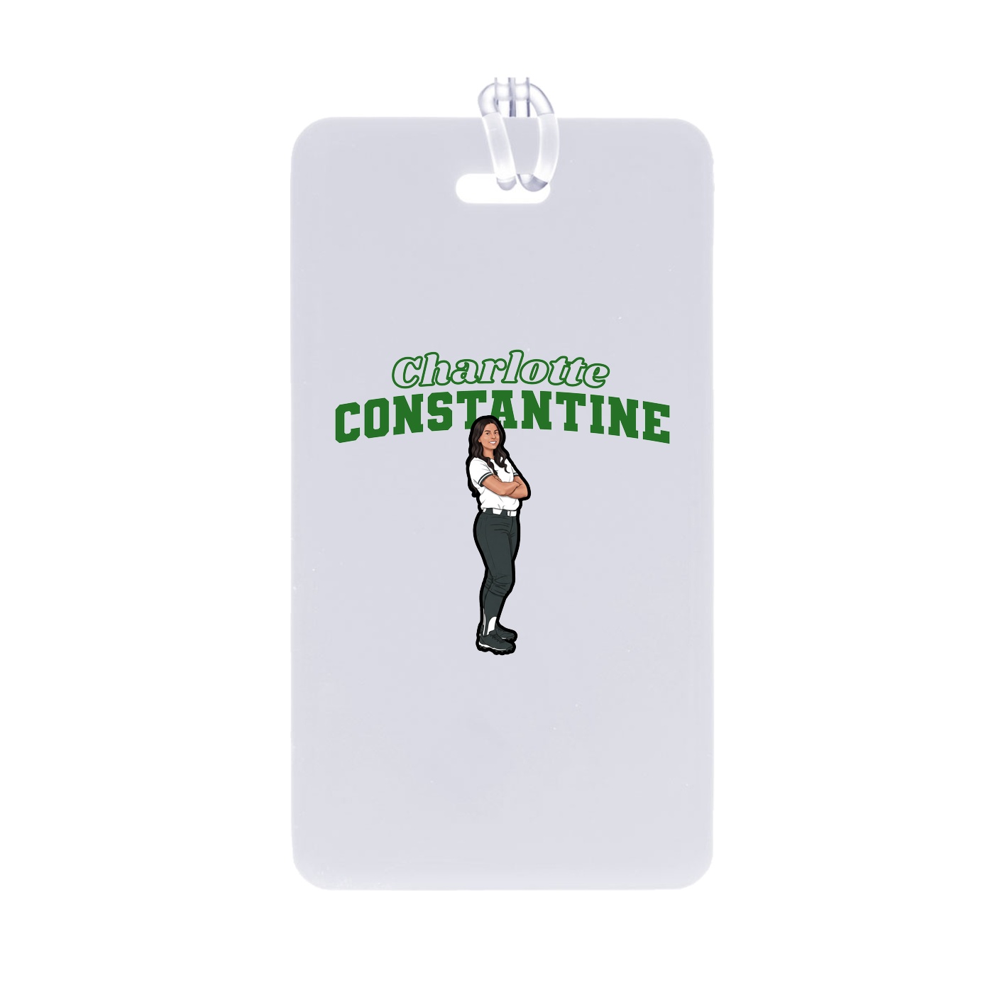 Bag Tag — Name Arch in Classic