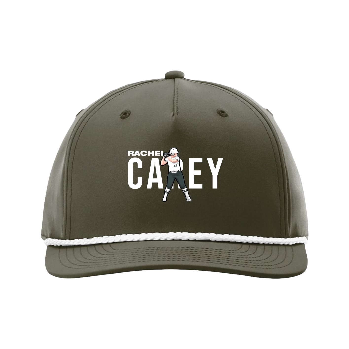 Five-Panel Classic Rope Cap — Player Name in Green