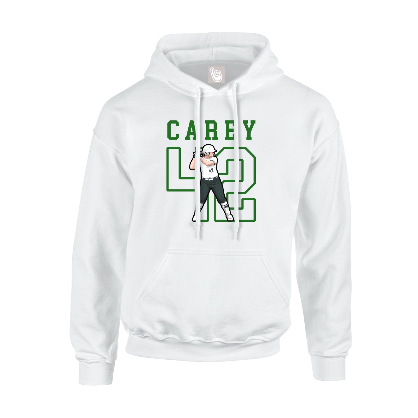 Youth Hoodie — Shirsey in White