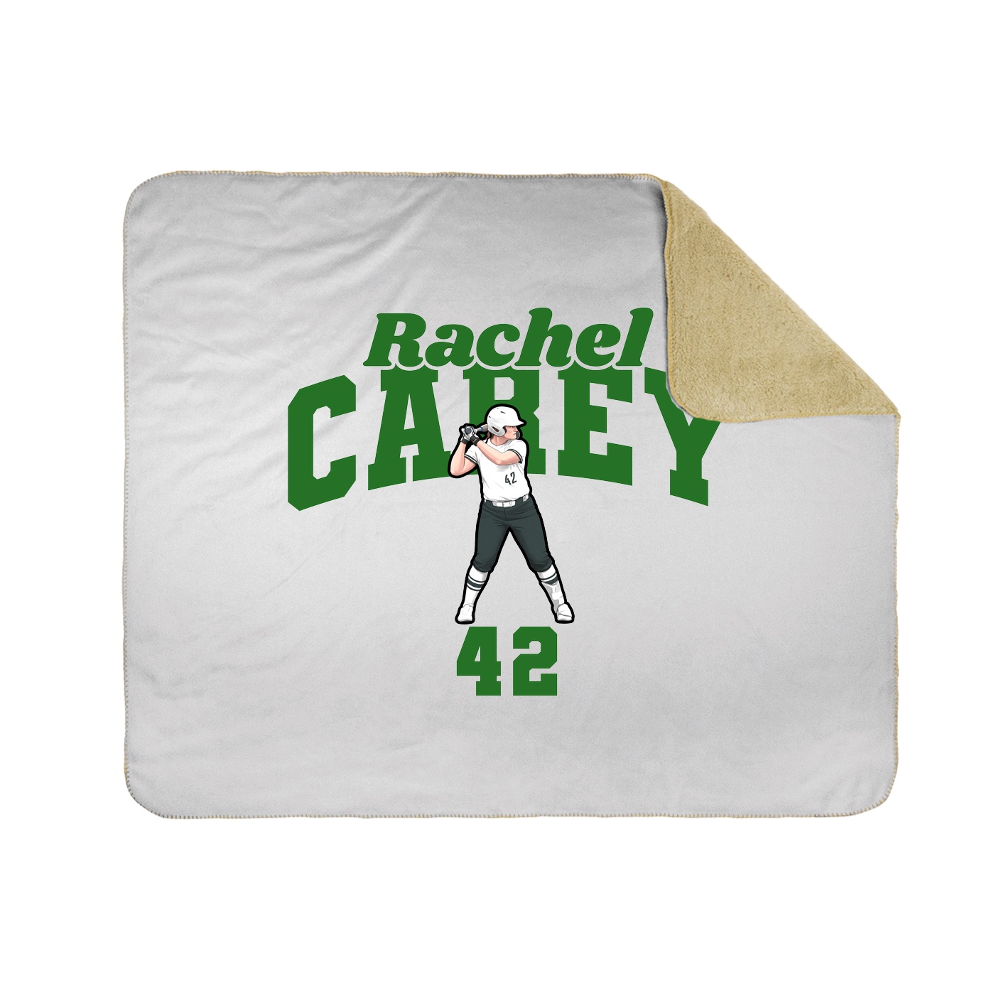 Throw Blanket — Signature Arch in White
