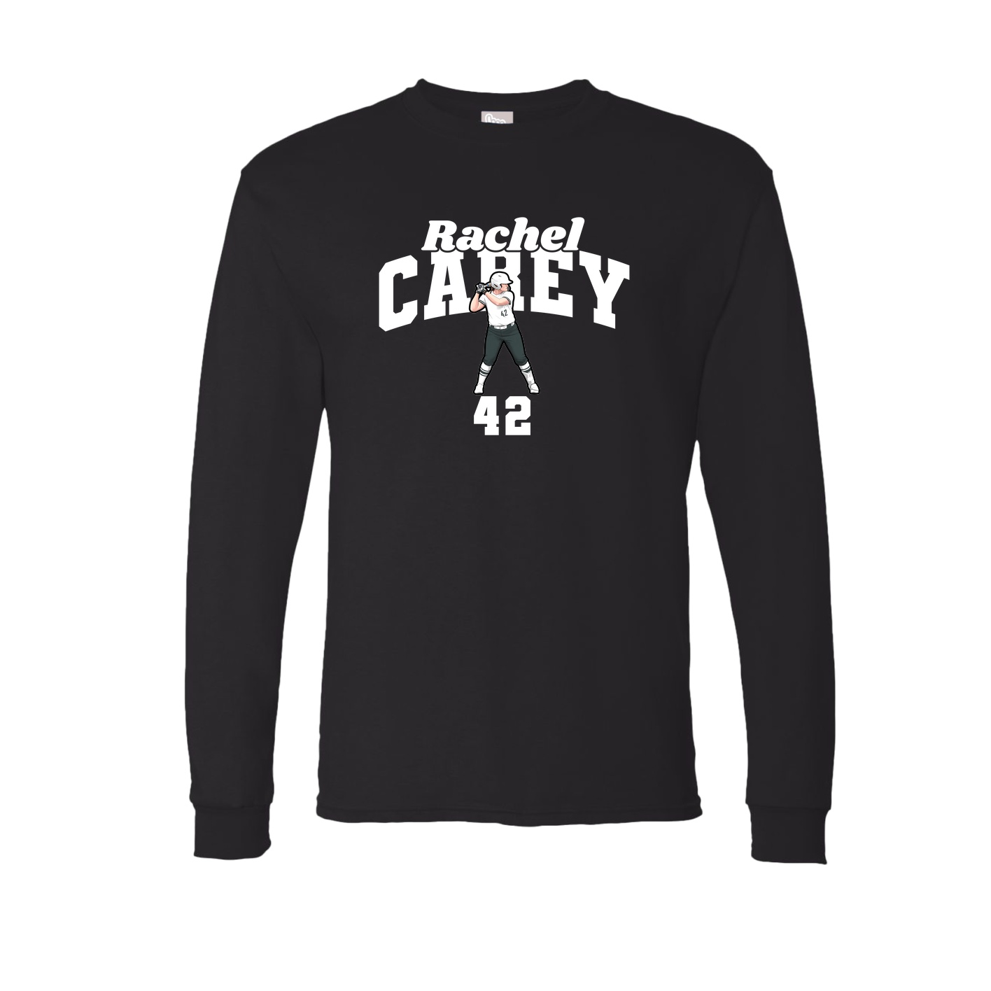 Long Sleeve Tee — Signature Arch in Black