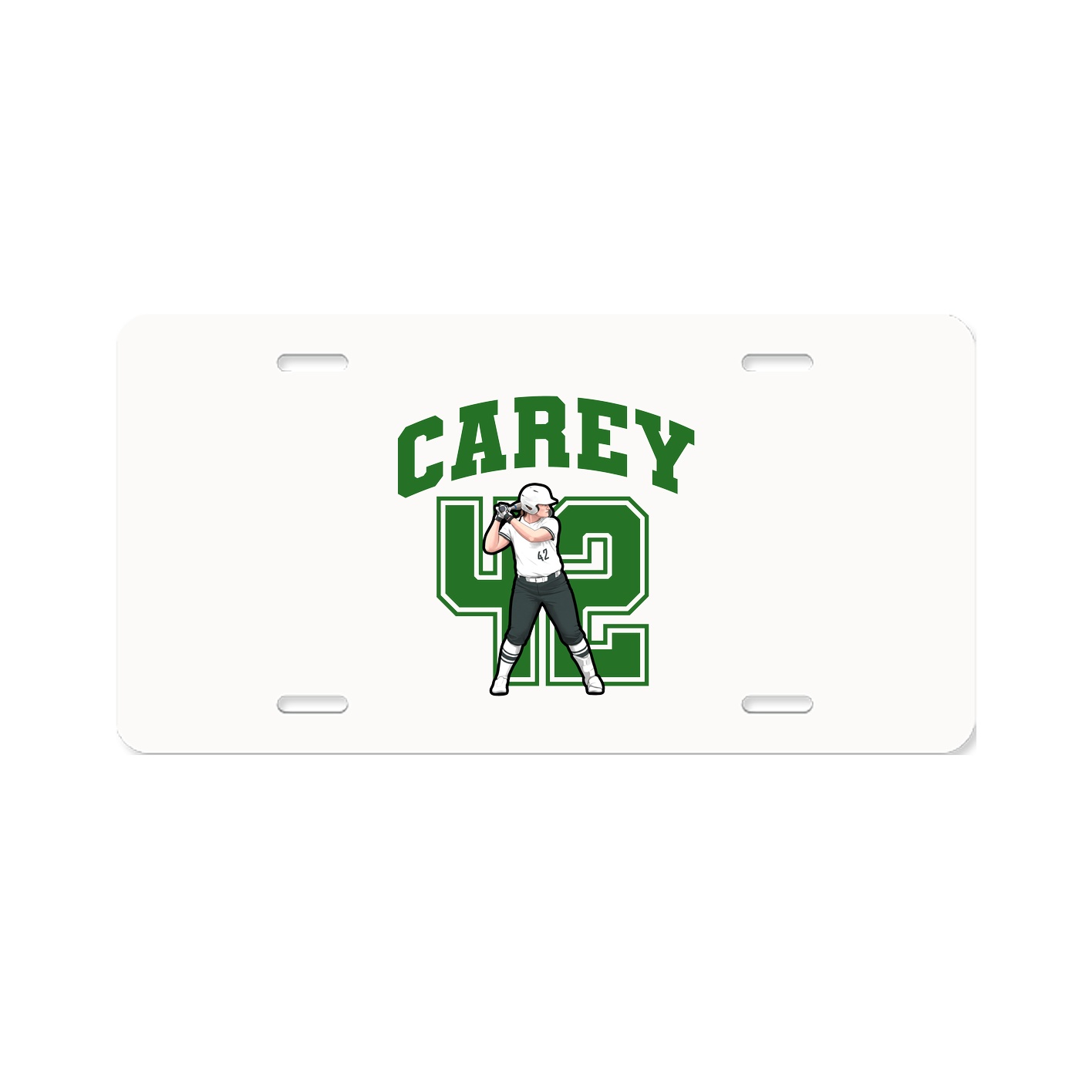 License Plate — Number in Classic