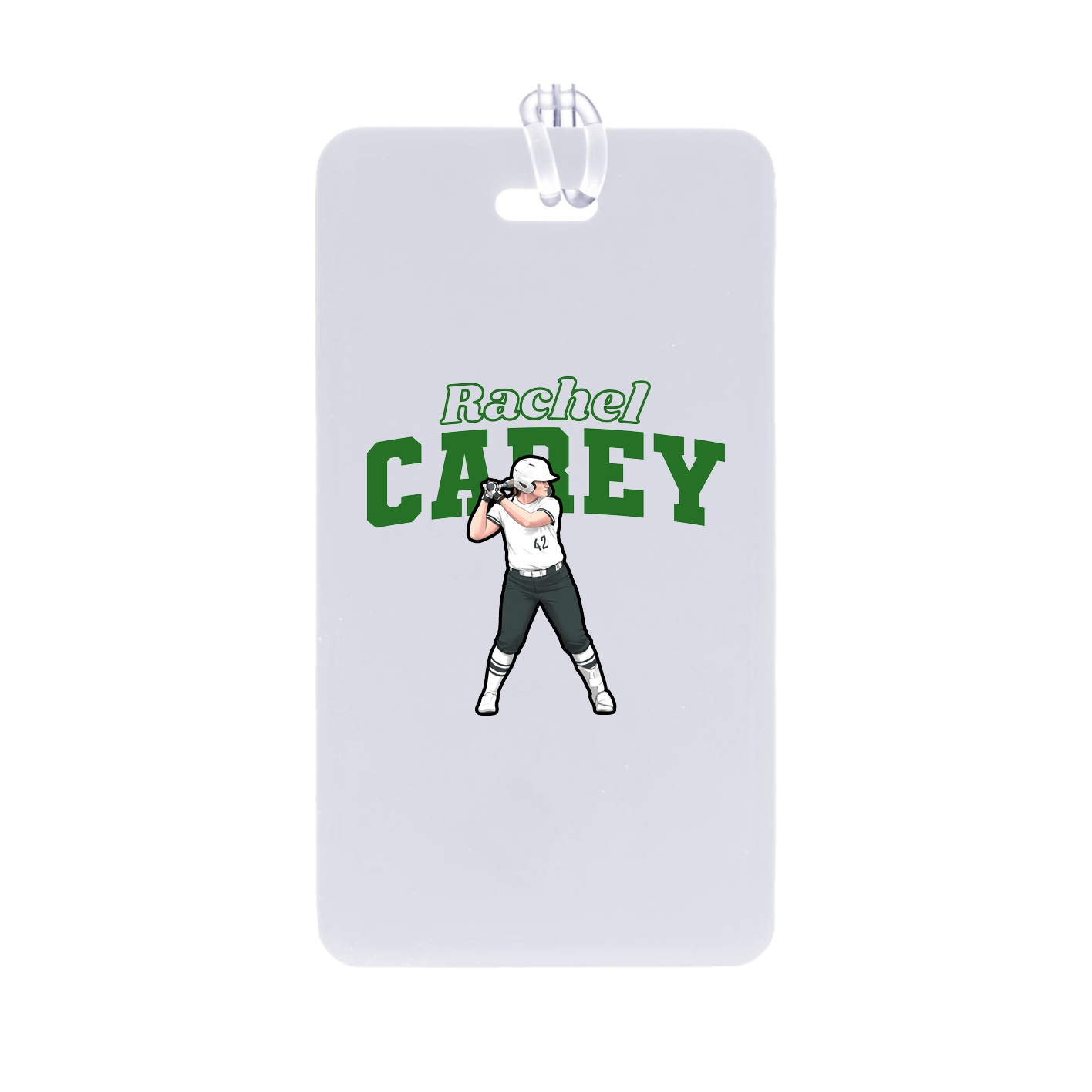 Bag Tag — Name Arch in Classic