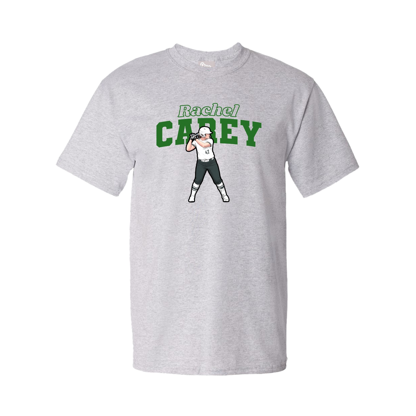 Youth Tee — Name Arch in Grey