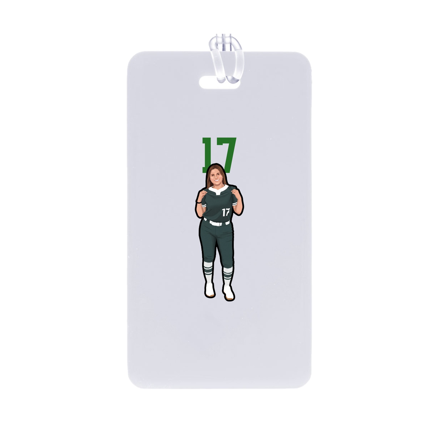 Bag Tag — Number Top in Classic