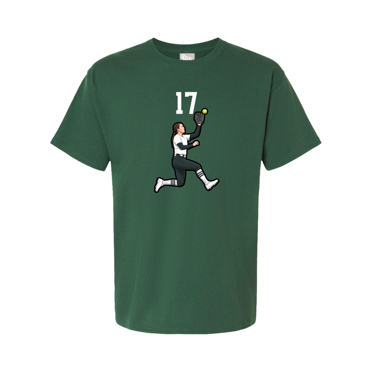 Tee — Number Top in Green