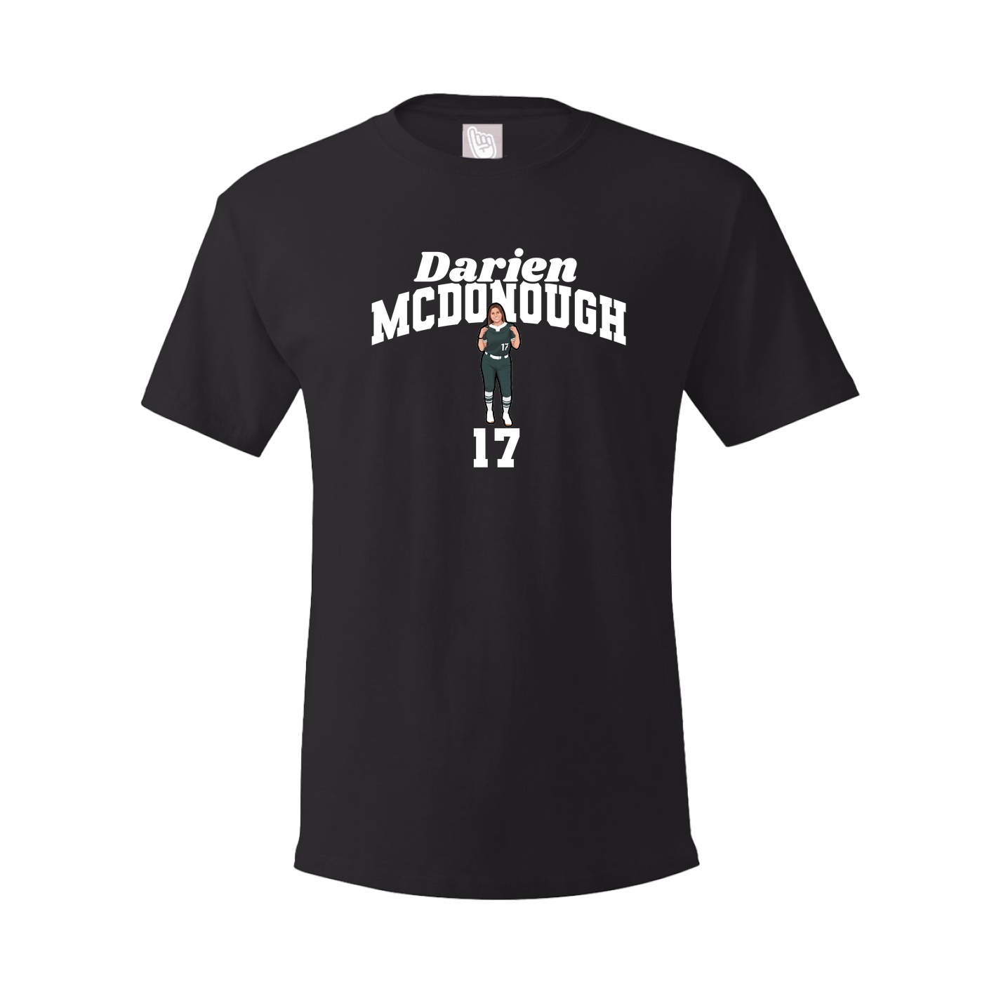 Tee — Signature Arch in Black
