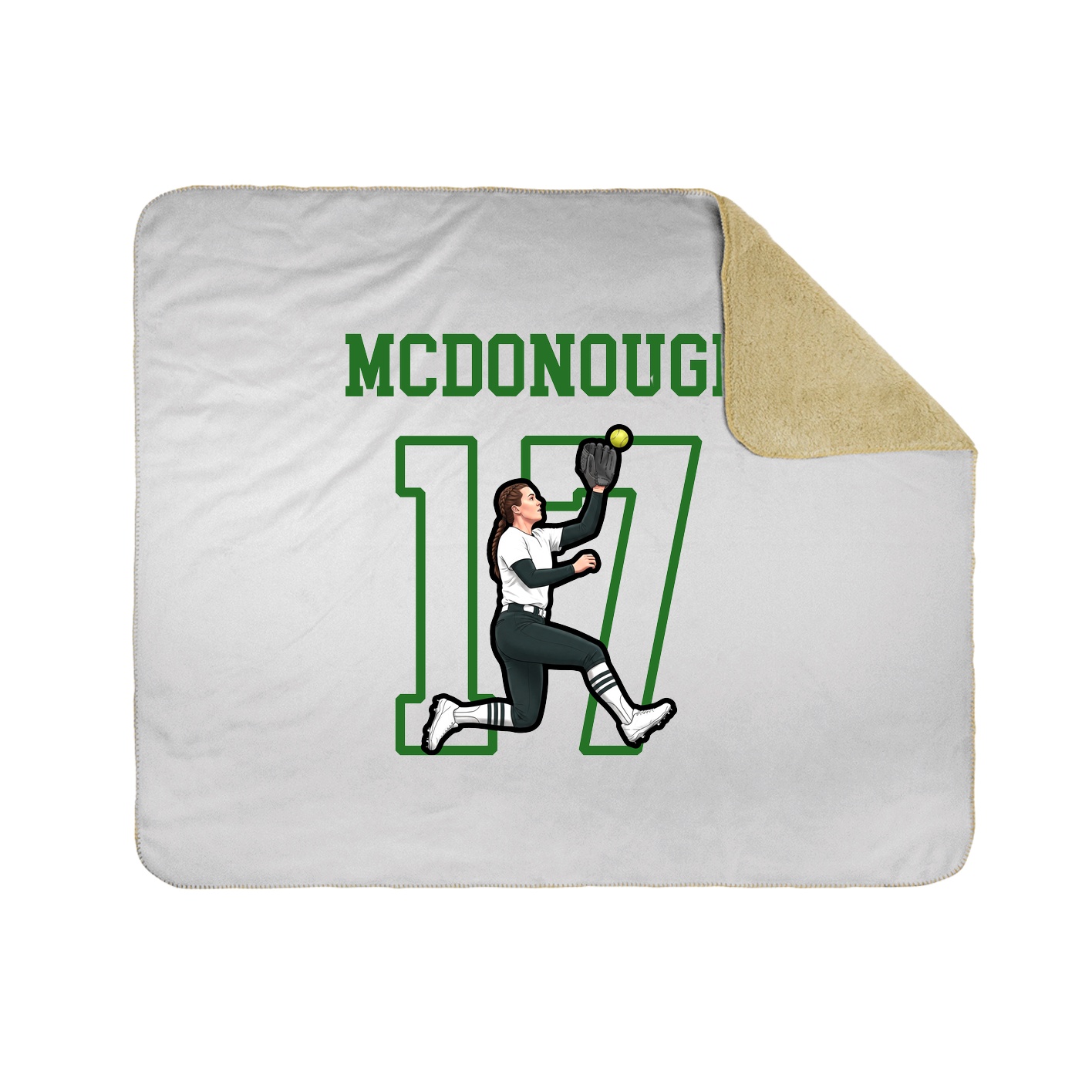 Throw Blanket — Shirsey in White