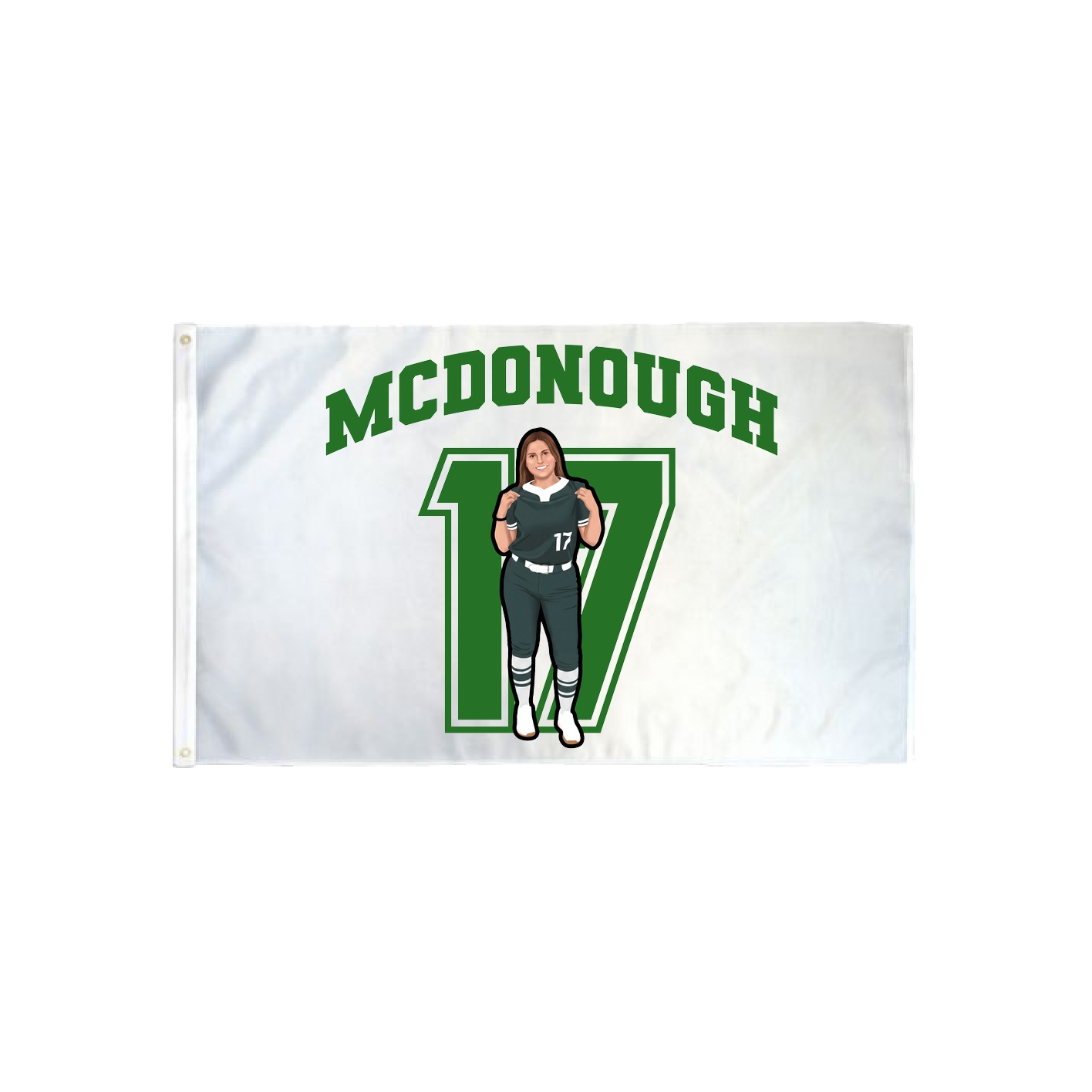 3x5 Flag — Number in Classic
