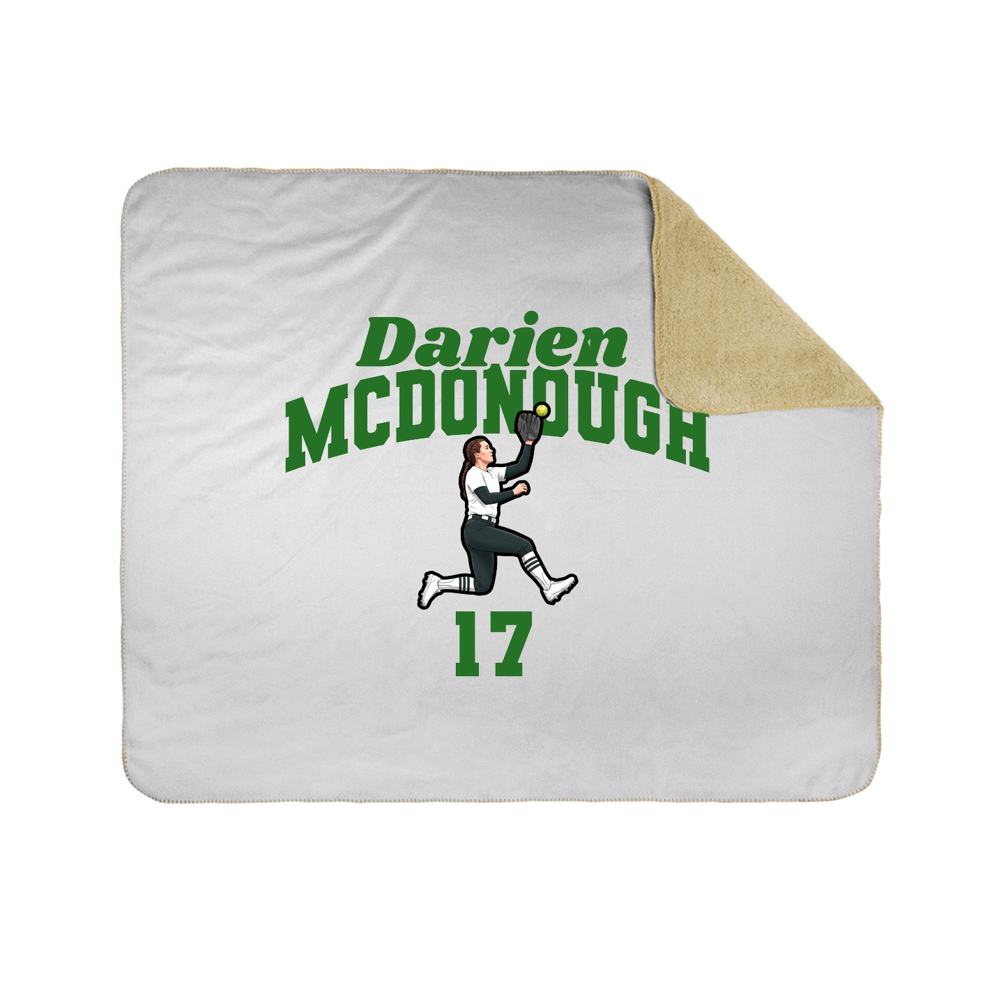 Throw Blanket — Signature Arch in White